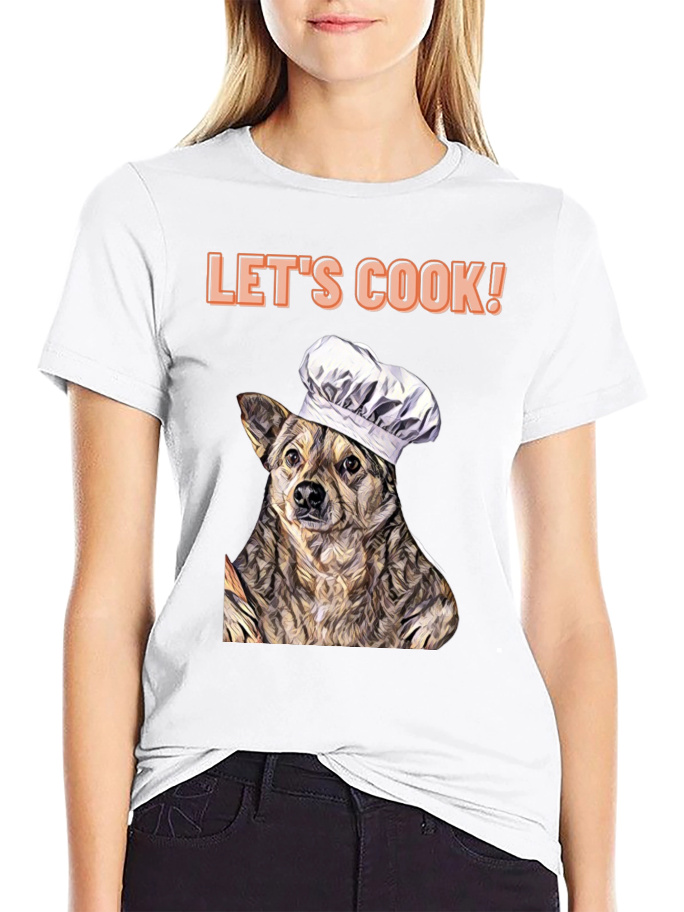 Dog Chef T-Shirt - Lets Cook!