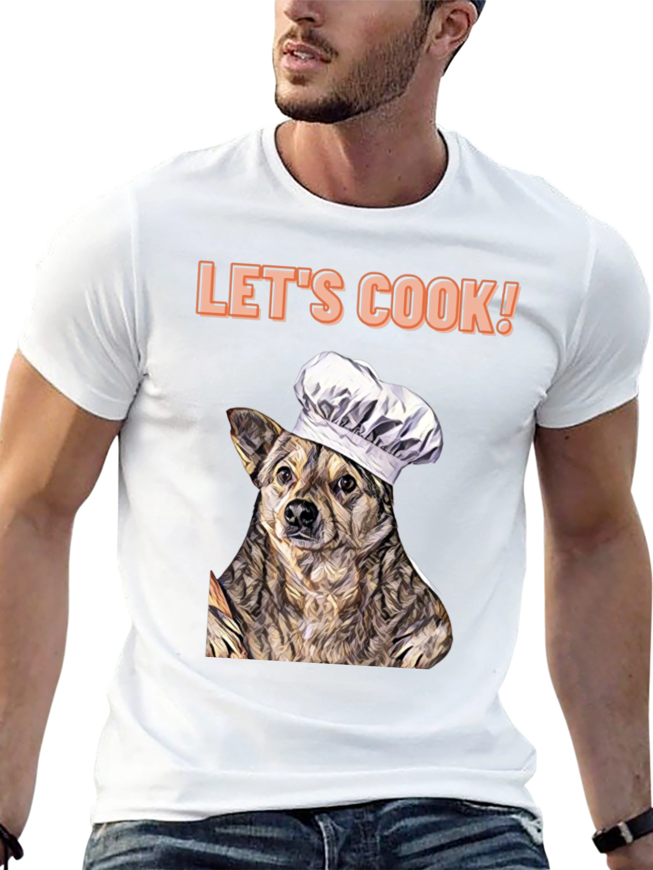 Dog Chef T-Shirt - Lets Cook!