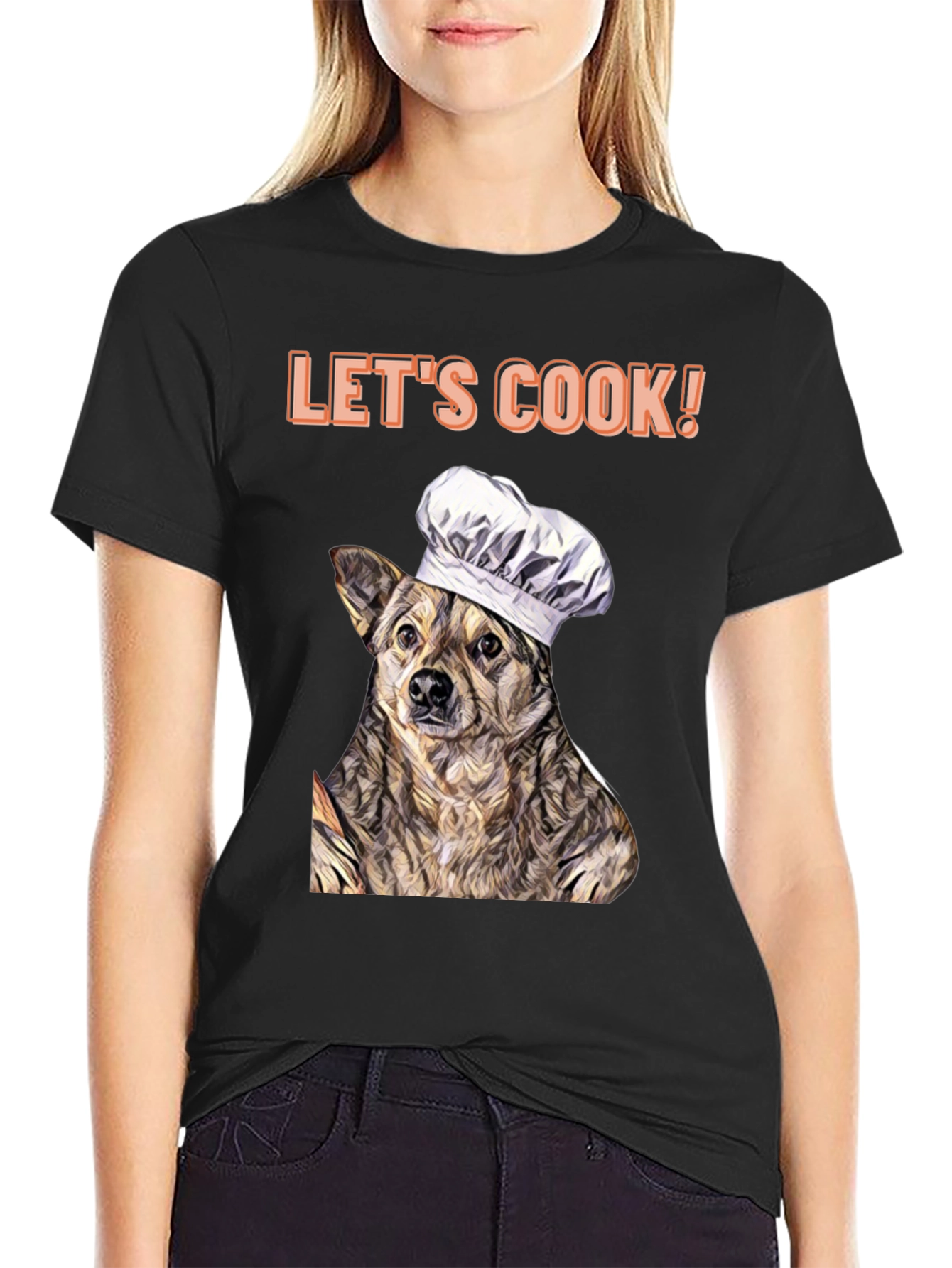 Dog Chef T-Shirt - Lets Cook!
