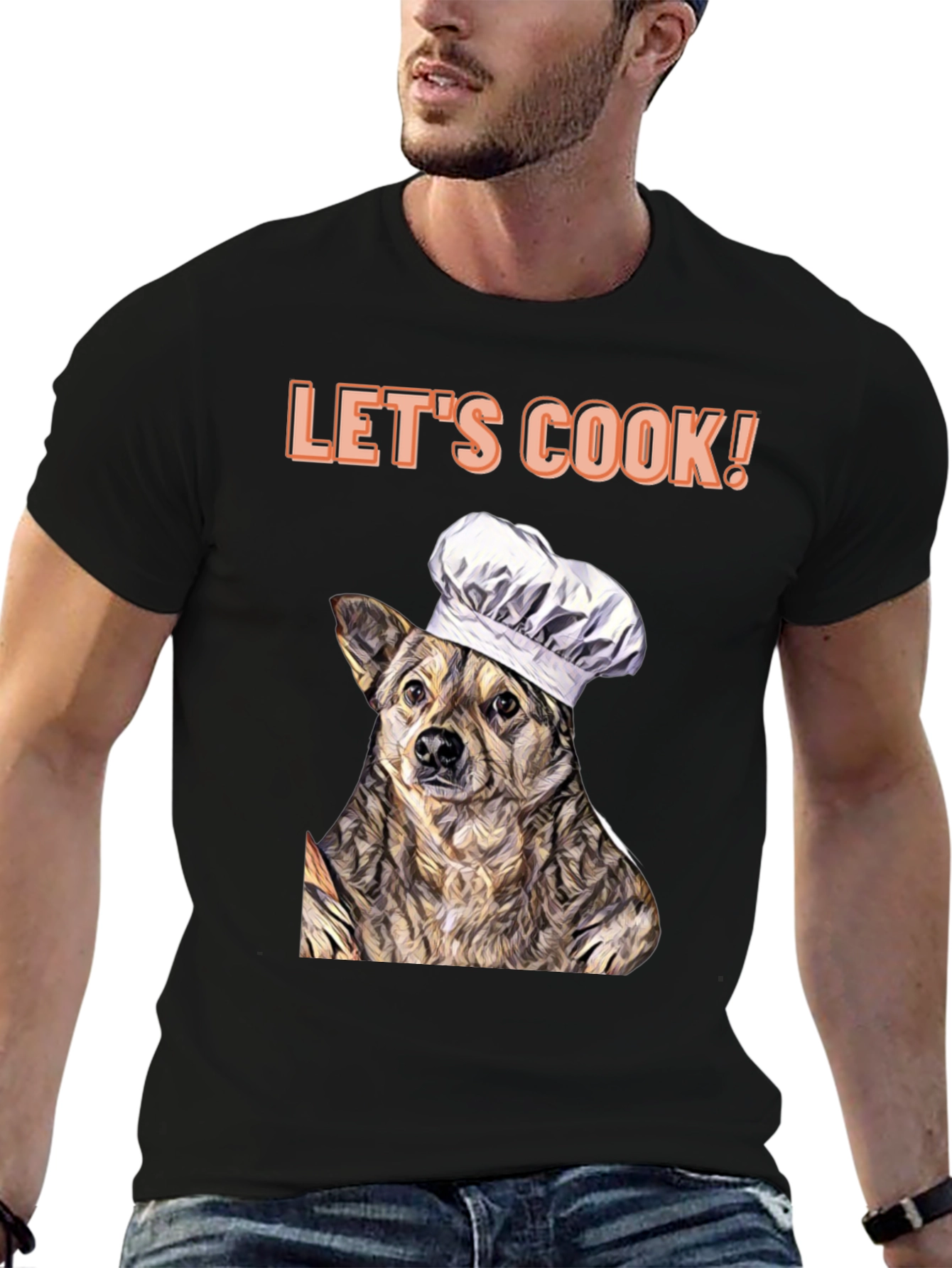 Dog Chef T-Shirt - Lets Cook!
