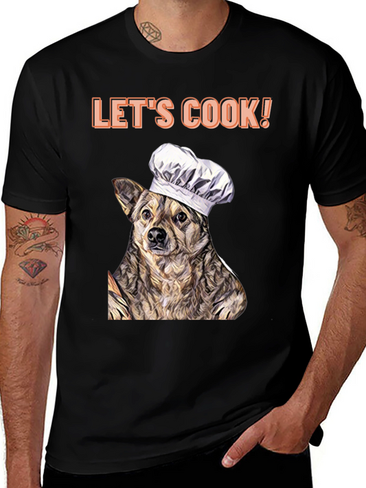 Dog Chef T-Shirt - Lets Cook!