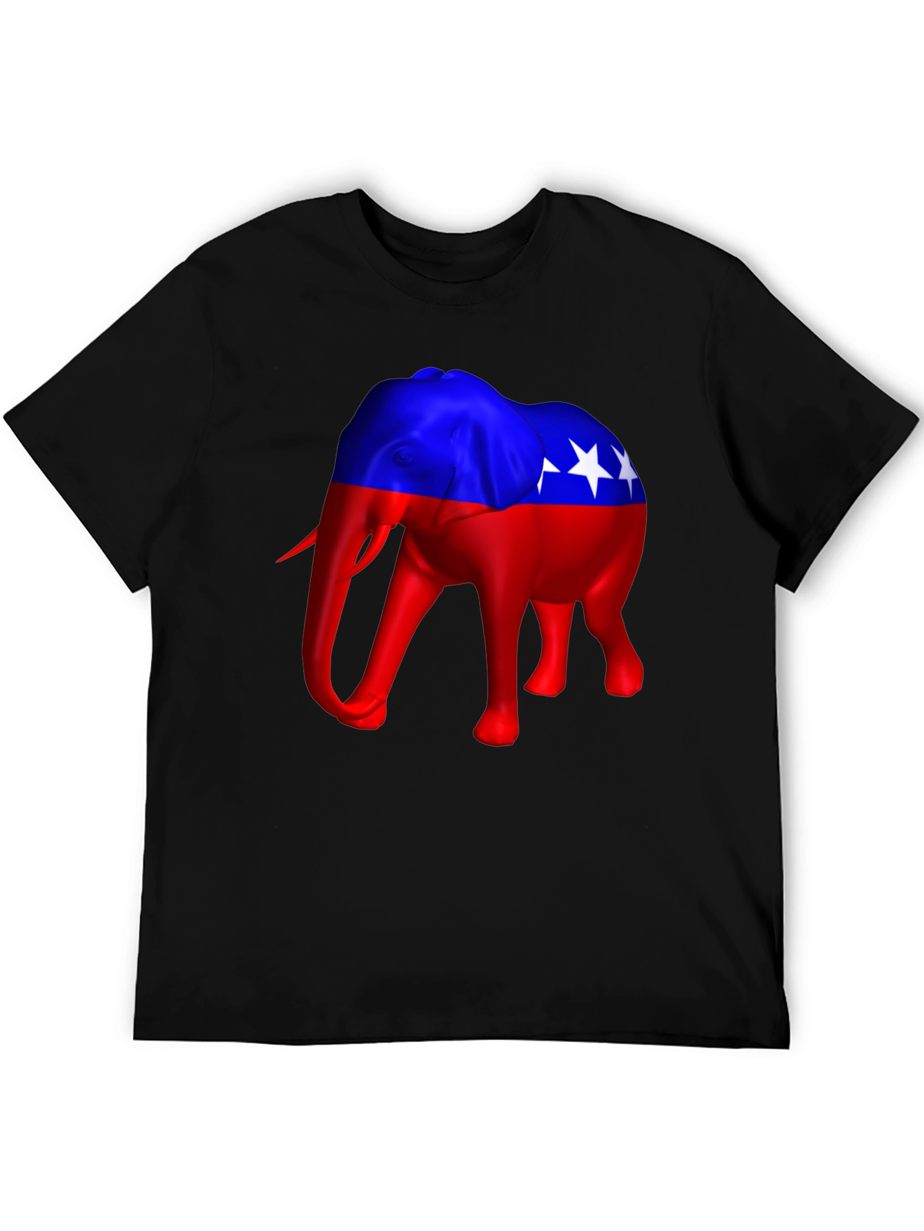 Elephant Political USA Flag T-Shirt
