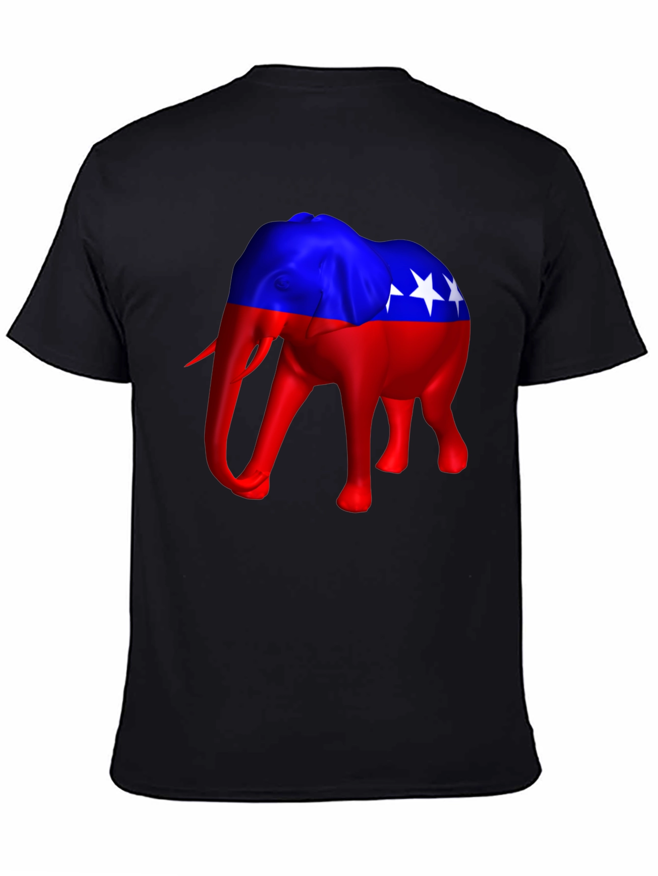 Elephant Political USA Flag T-Shirt