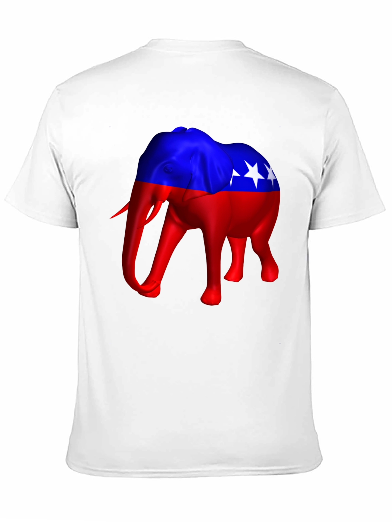 Elephant Political USA Flag T-Shirt
