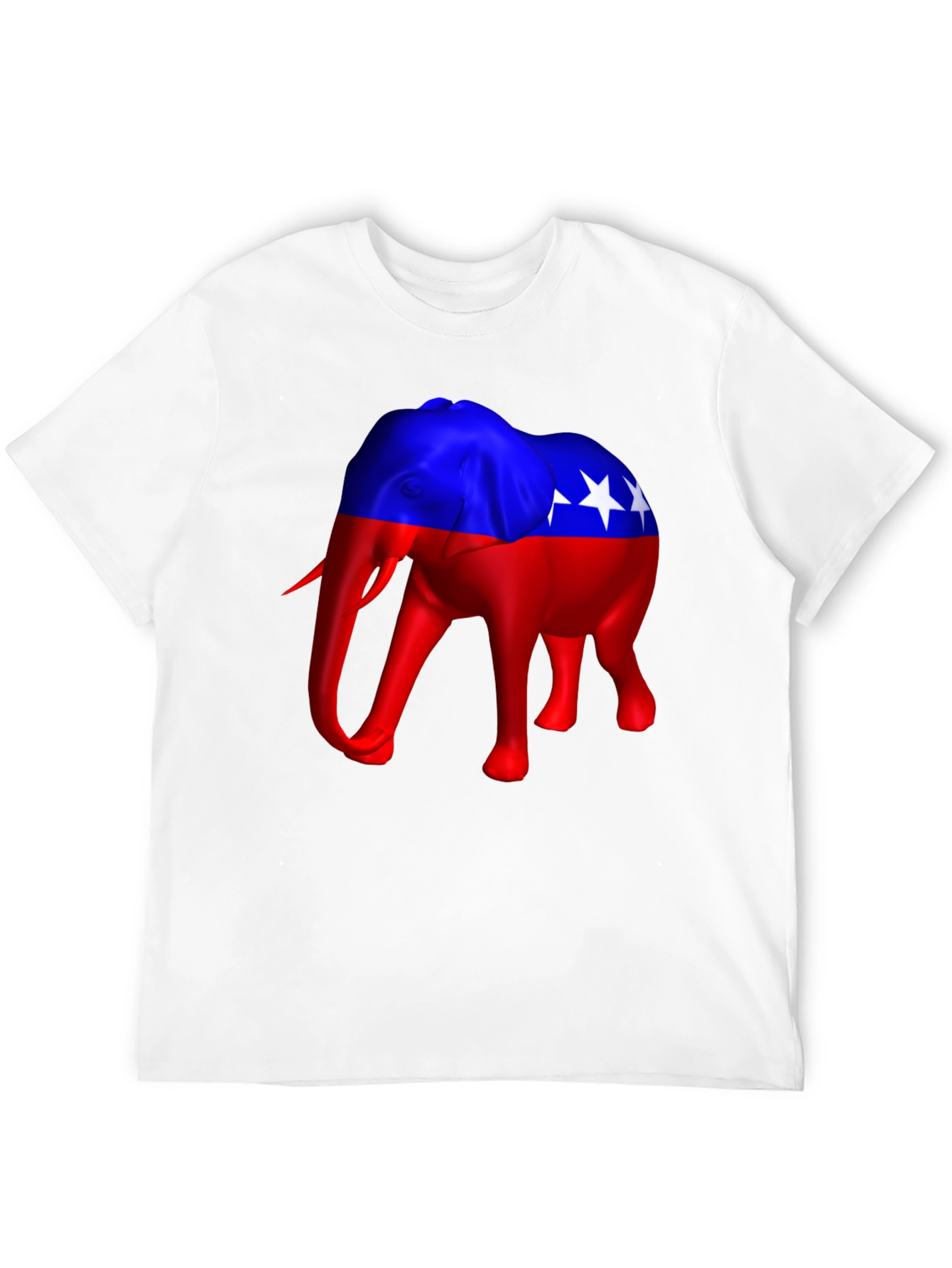 Elephant Political USA Flag T-Shirt