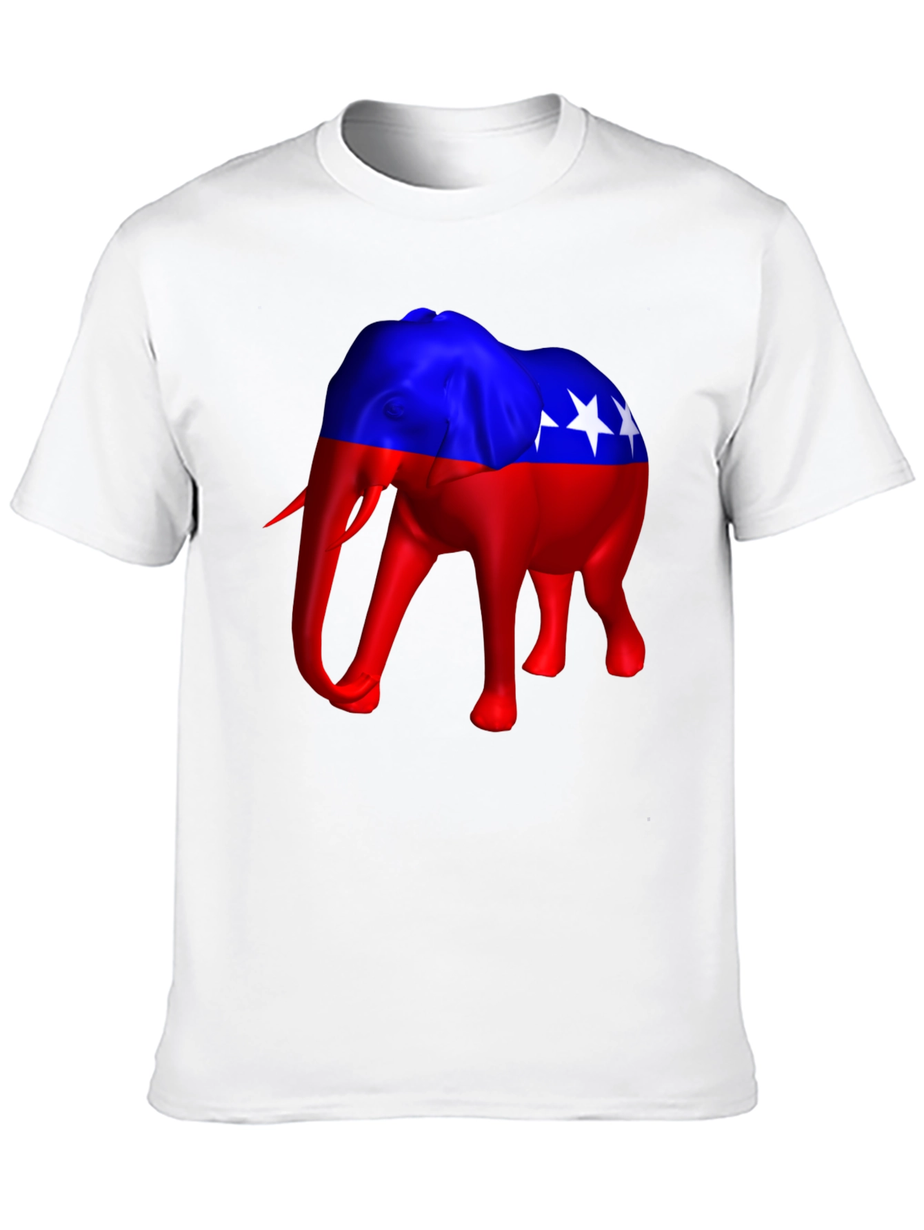 Elephant Political USA Flag T-Shirt