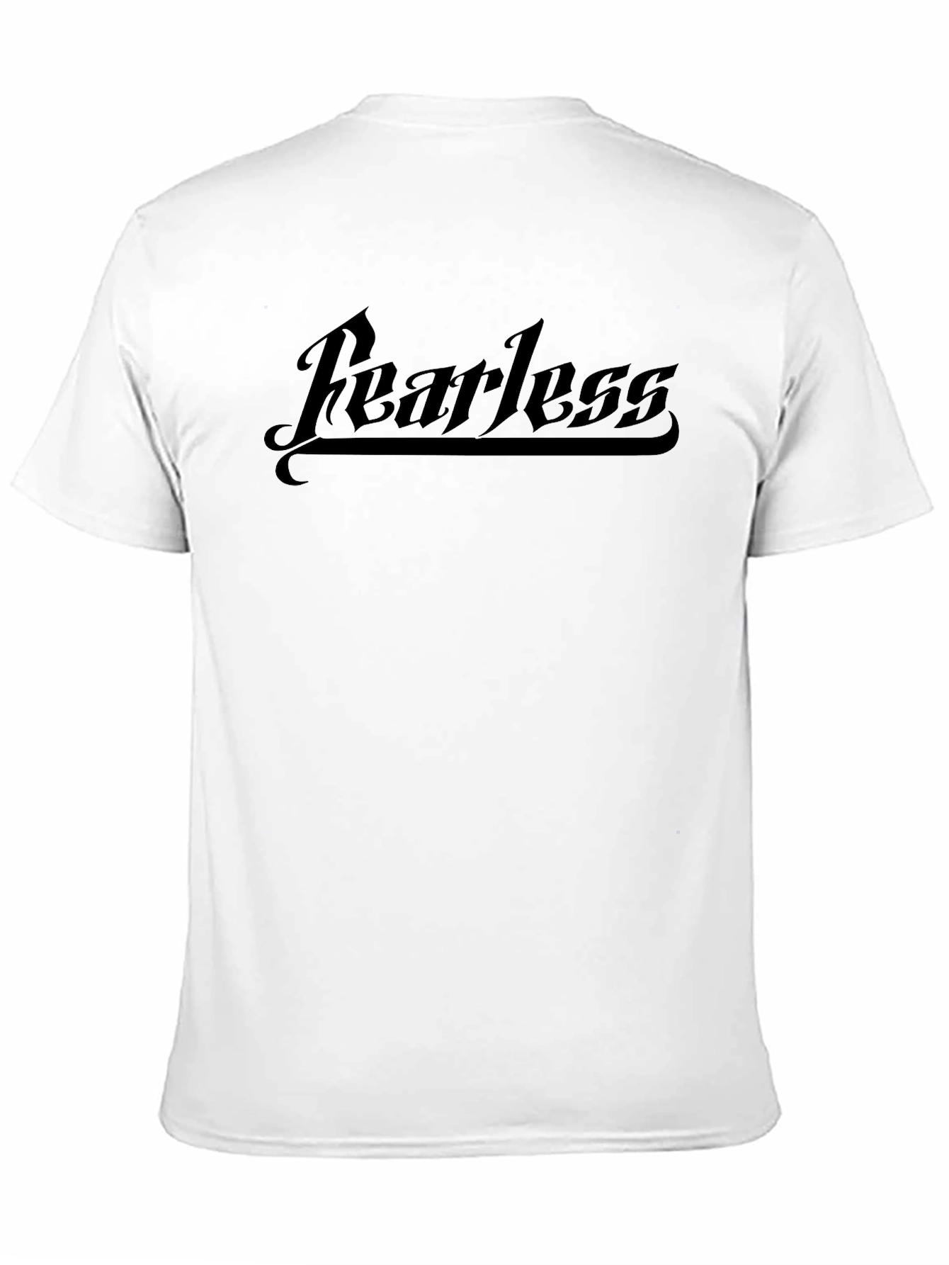 Fearless Graphic T-Shirt - Black Crew Neck Tee