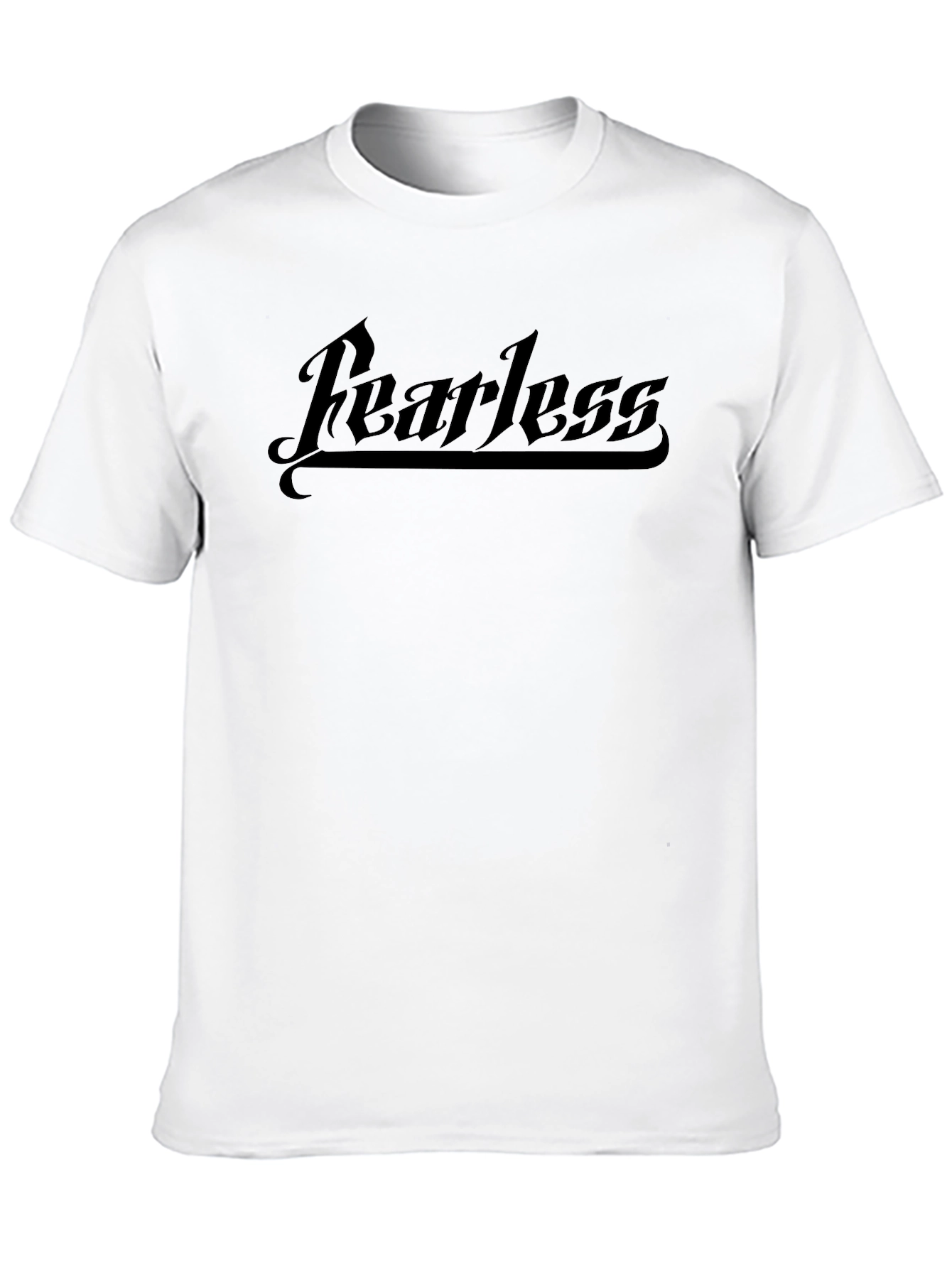 Fearless Graphic T-Shirt - Black Crew Neck Tee
