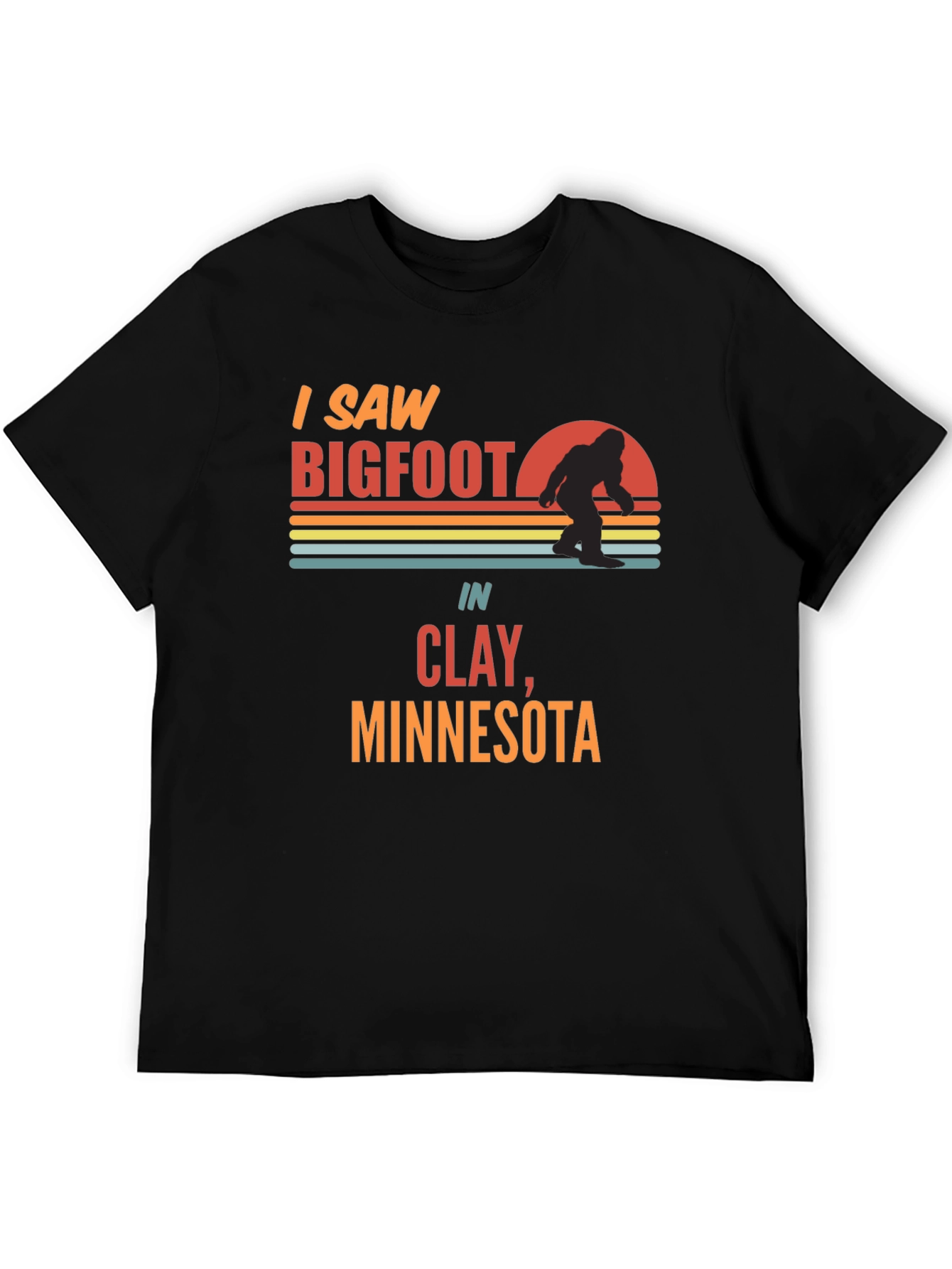 Bigfoot Clay Minnesota Novelty T-Shirt