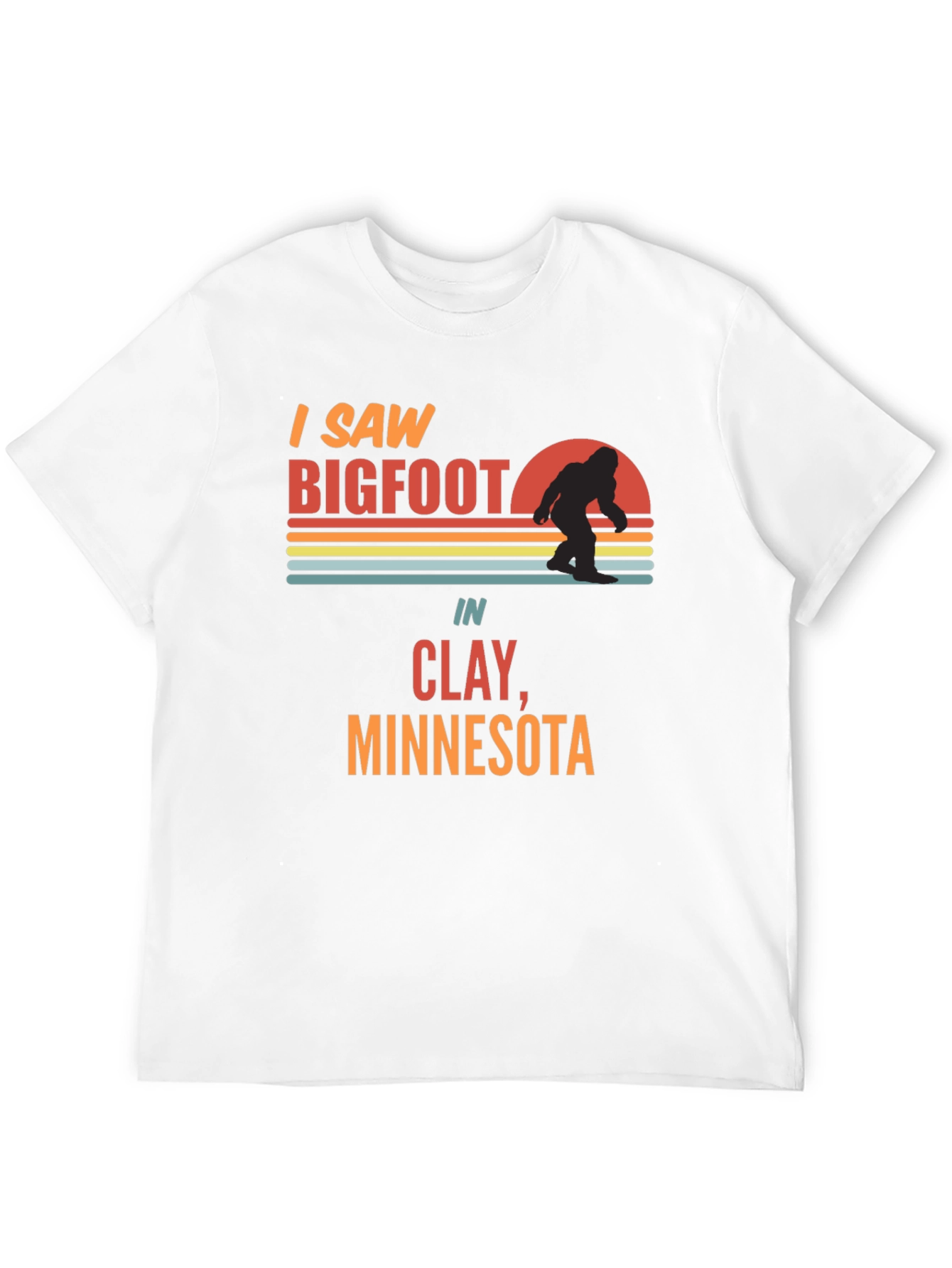 Bigfoot Clay Minnesota Novelty T-Shirt