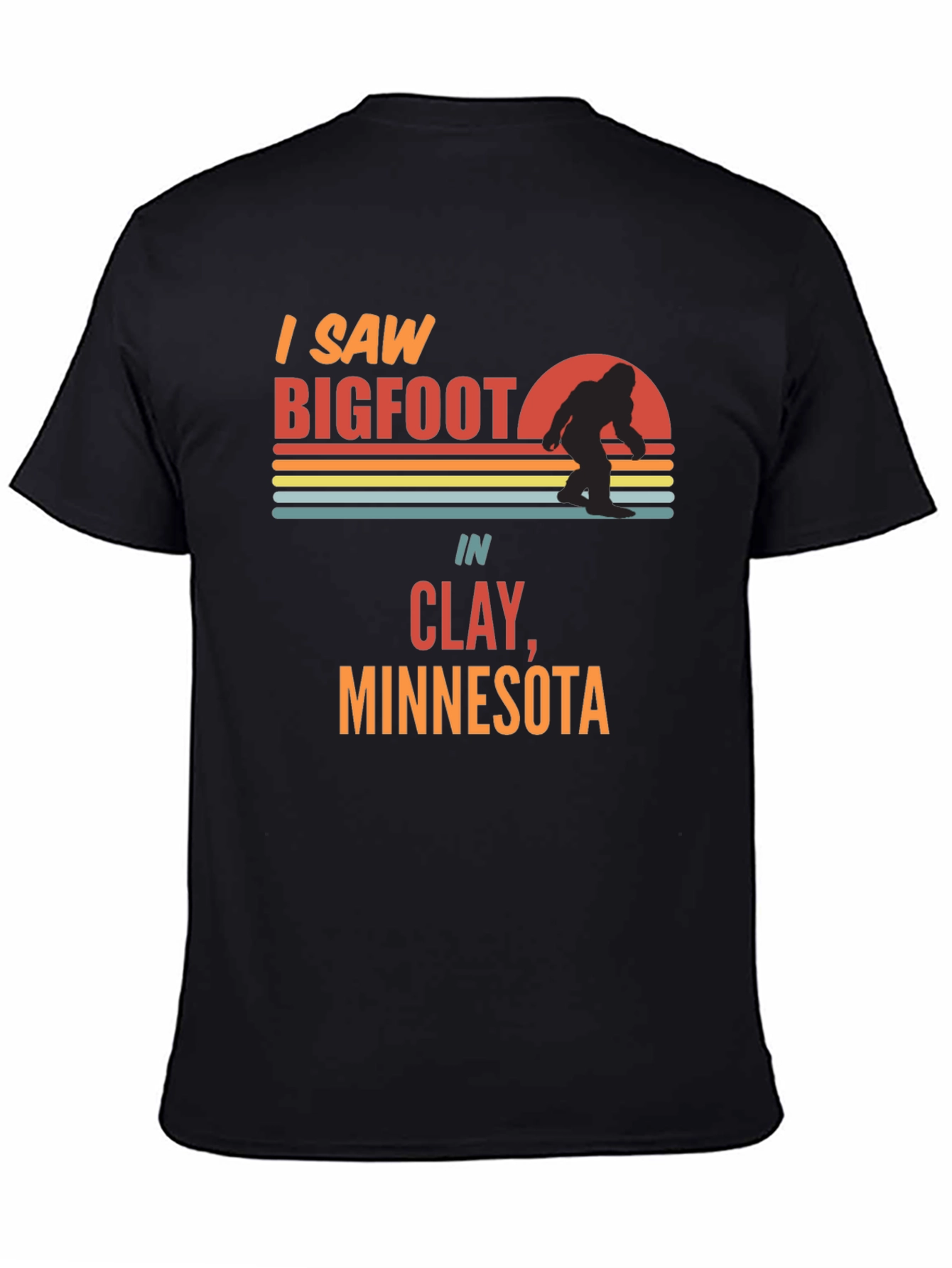 Bigfoot Clay Minnesota Novelty T-Shirt