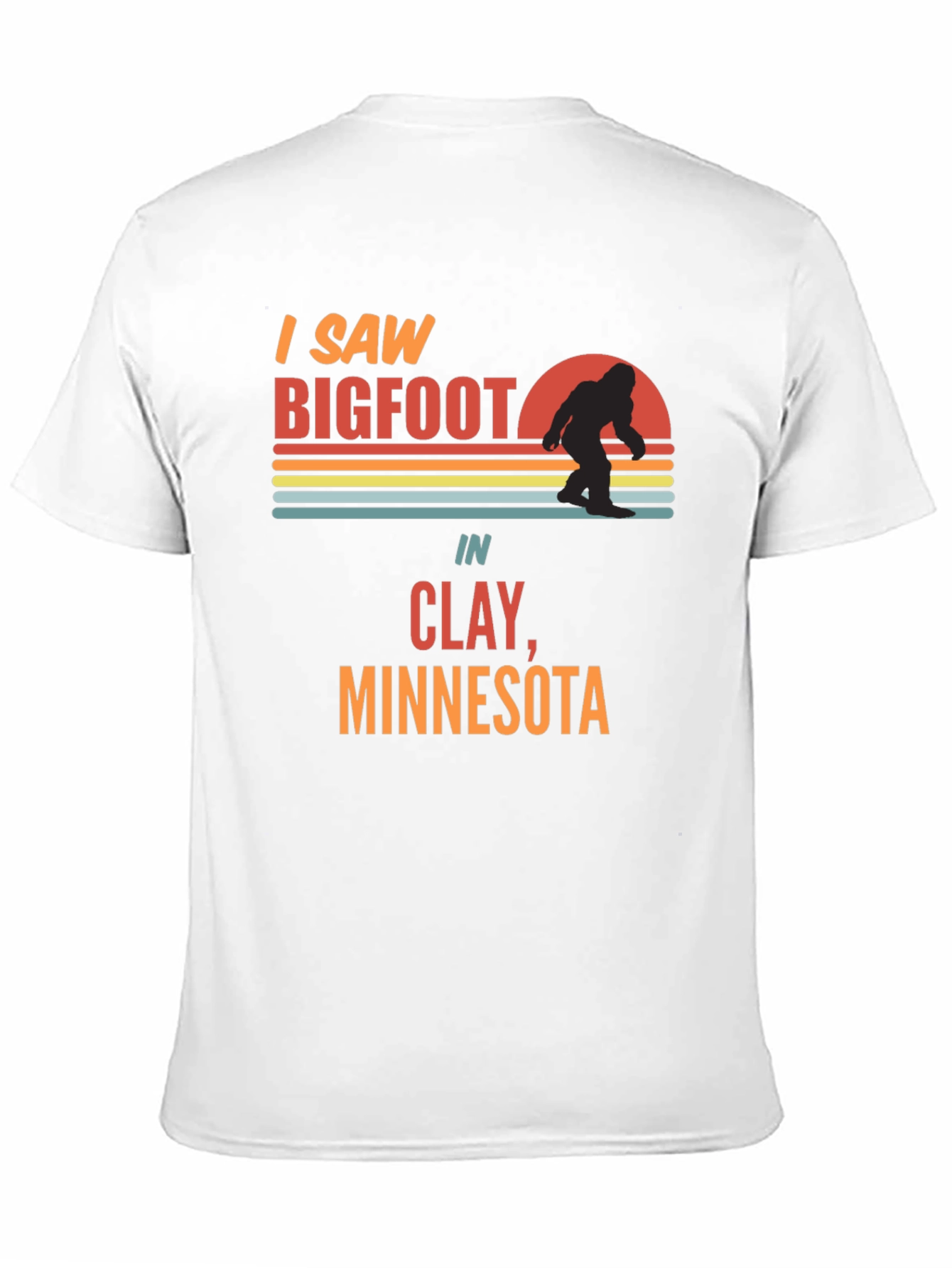 Bigfoot Clay Minnesota Novelty T-Shirt