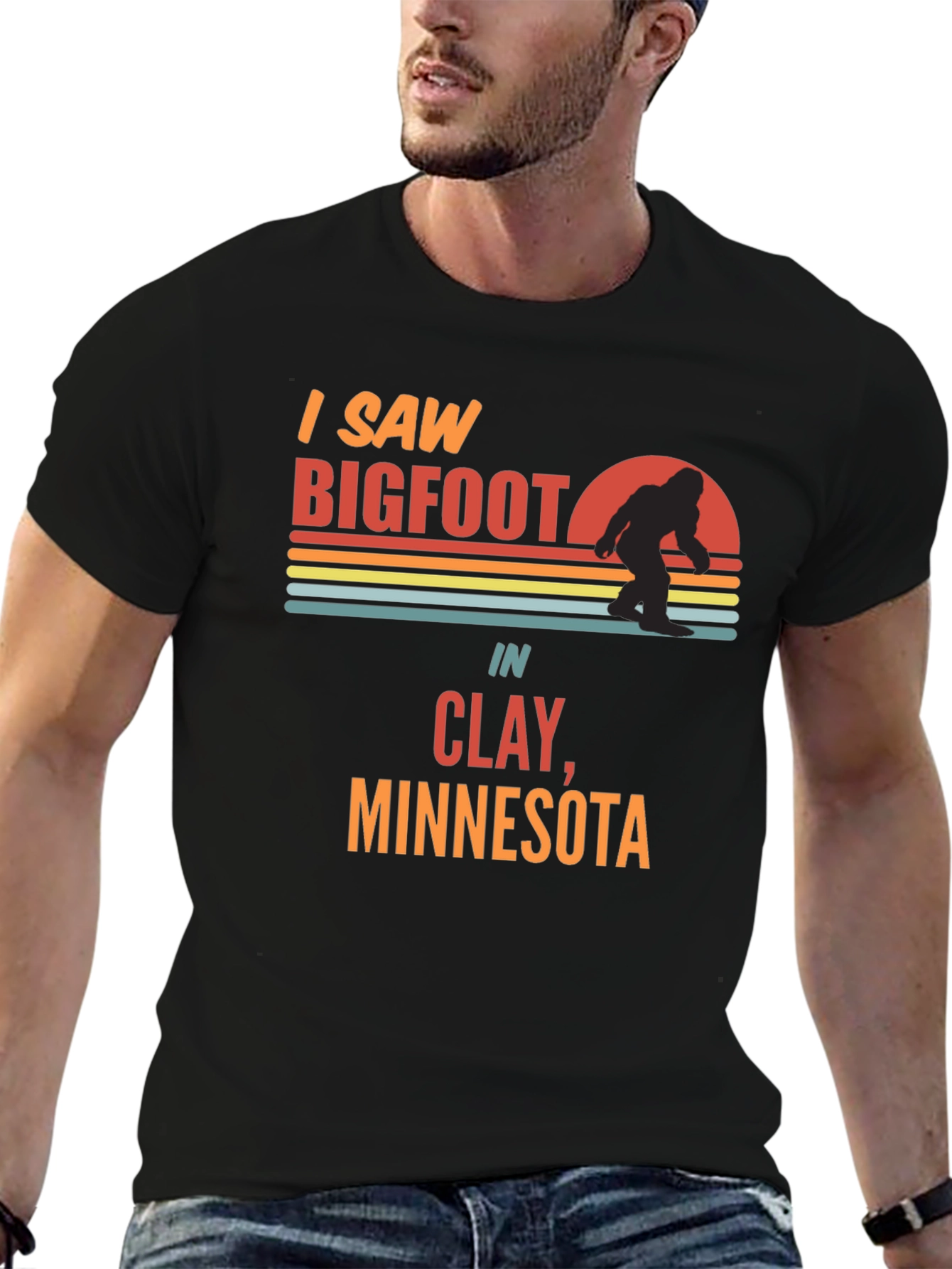 Bigfoot Clay Minnesota Novelty T-Shirt
