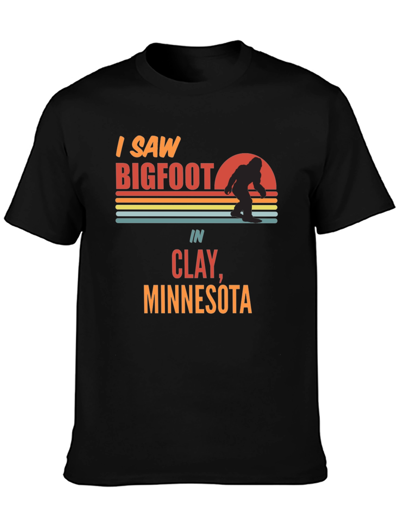 Bigfoot Clay Minnesota Novelty T-Shirt