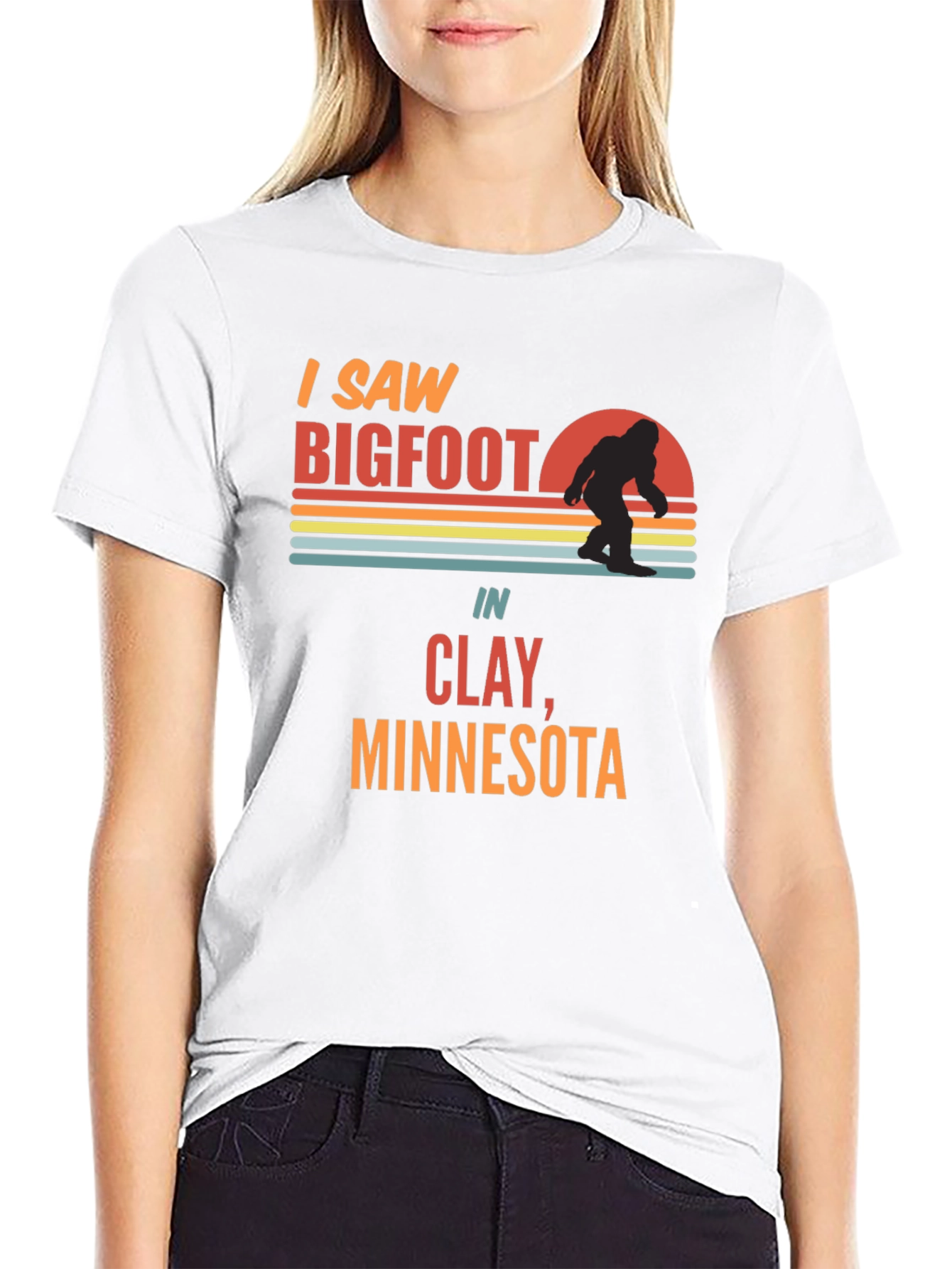Bigfoot Clay Minnesota Novelty T-Shirt