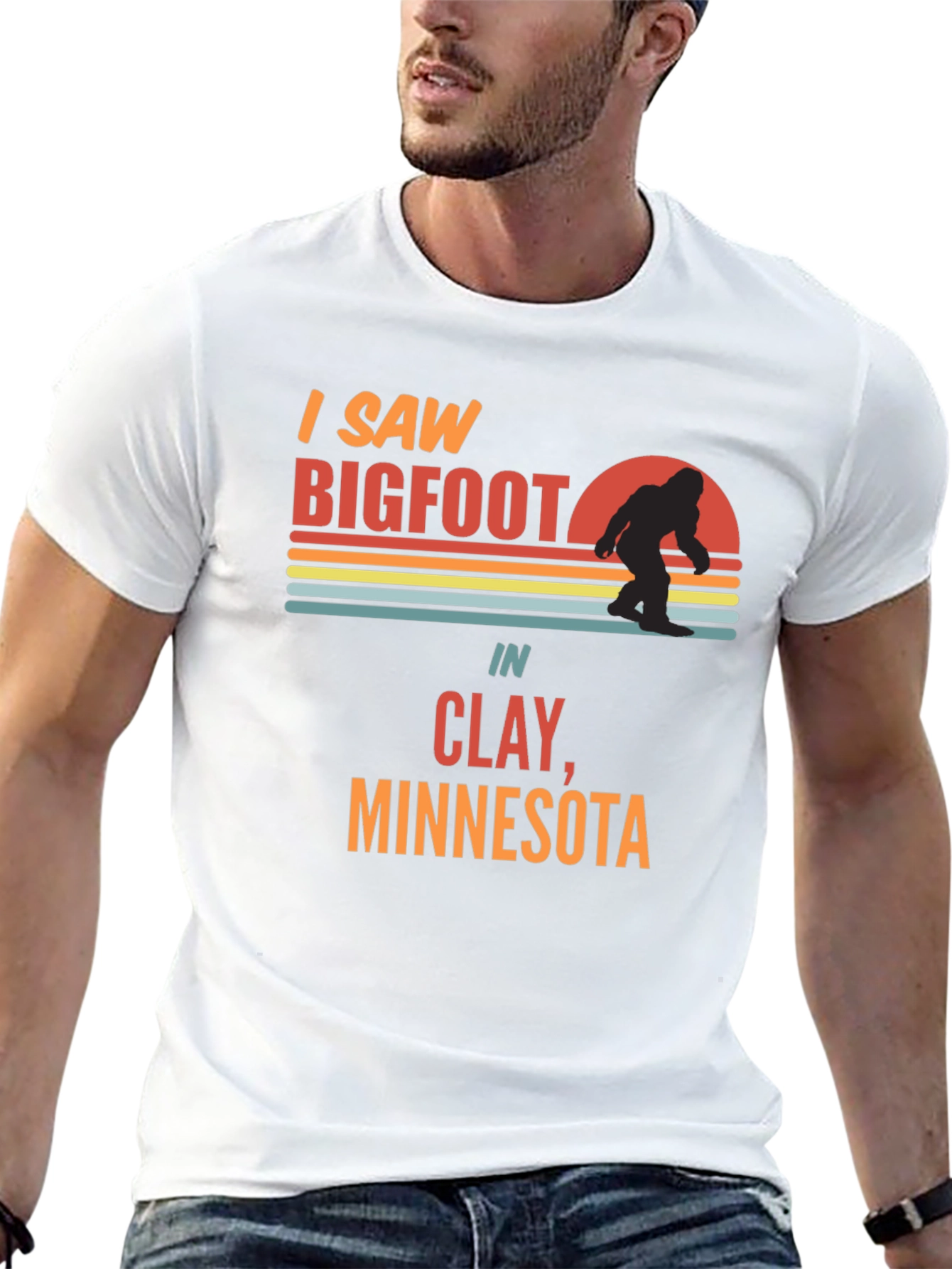 Bigfoot Clay Minnesota Novelty T-Shirt