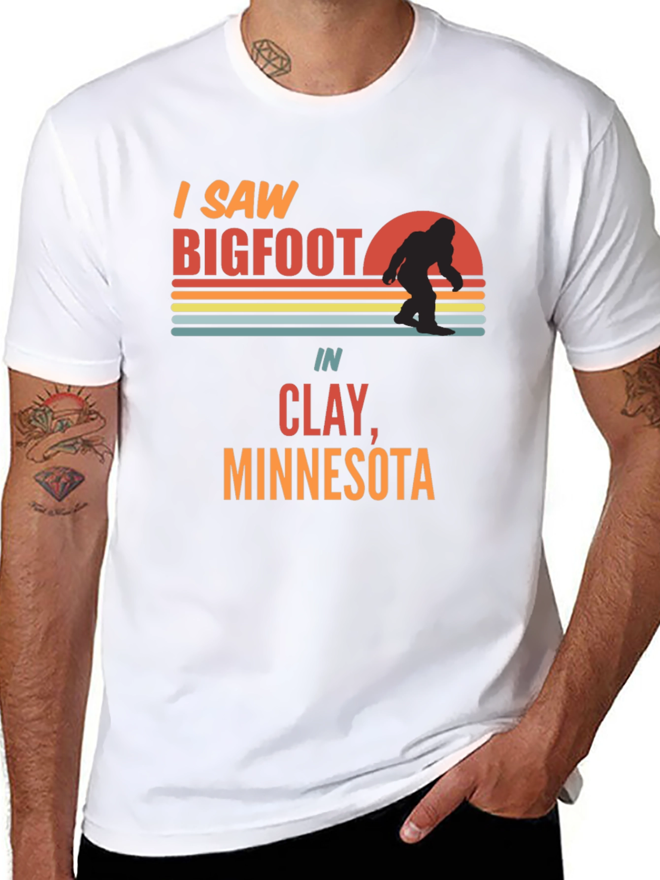 Bigfoot Clay Minnesota Novelty T-Shirt