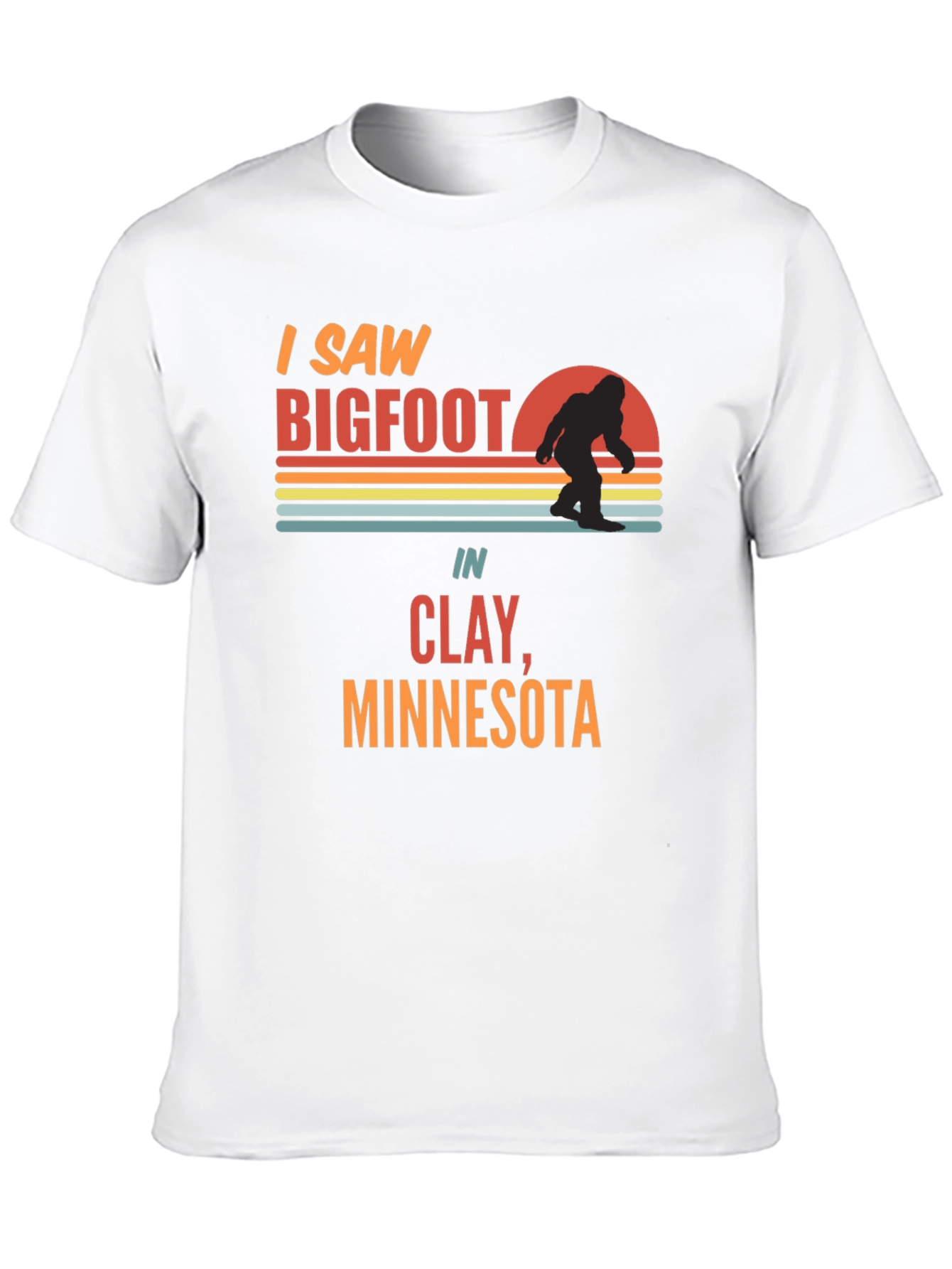 Bigfoot Clay Minnesota Novelty T-Shirt