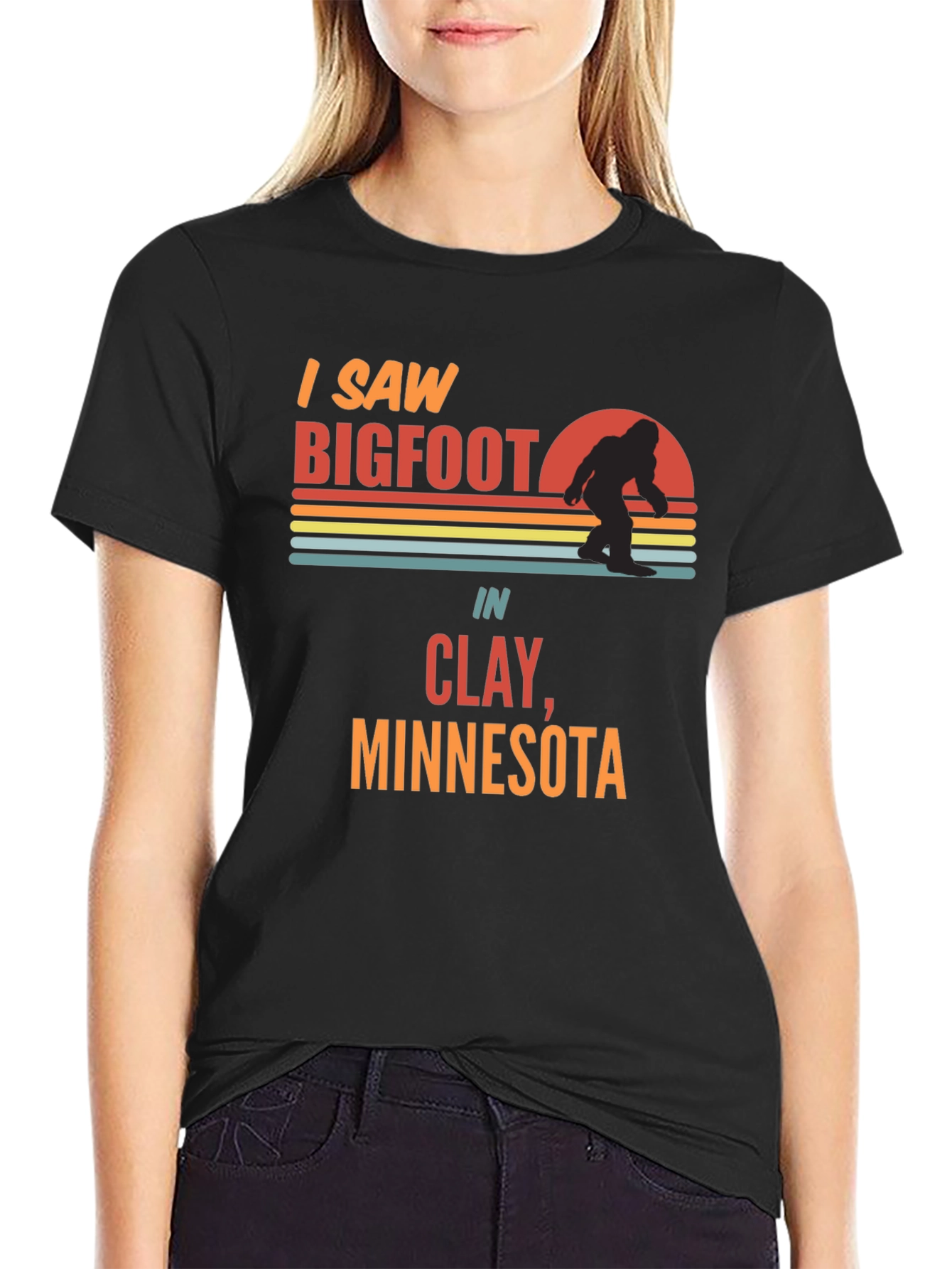 Bigfoot Clay Minnesota Novelty T-Shirt