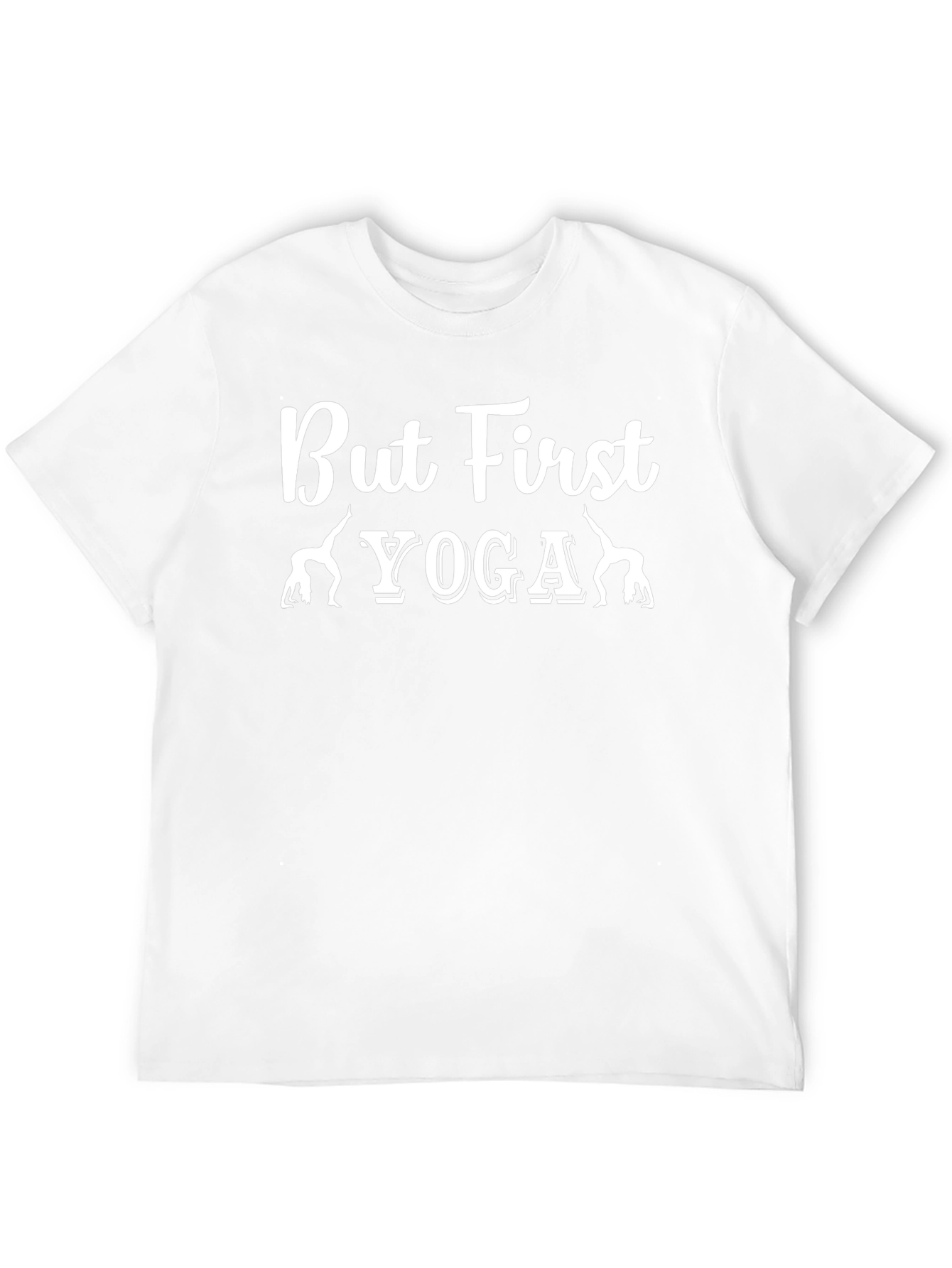 But First Yoga Black Graphic T-Shirt