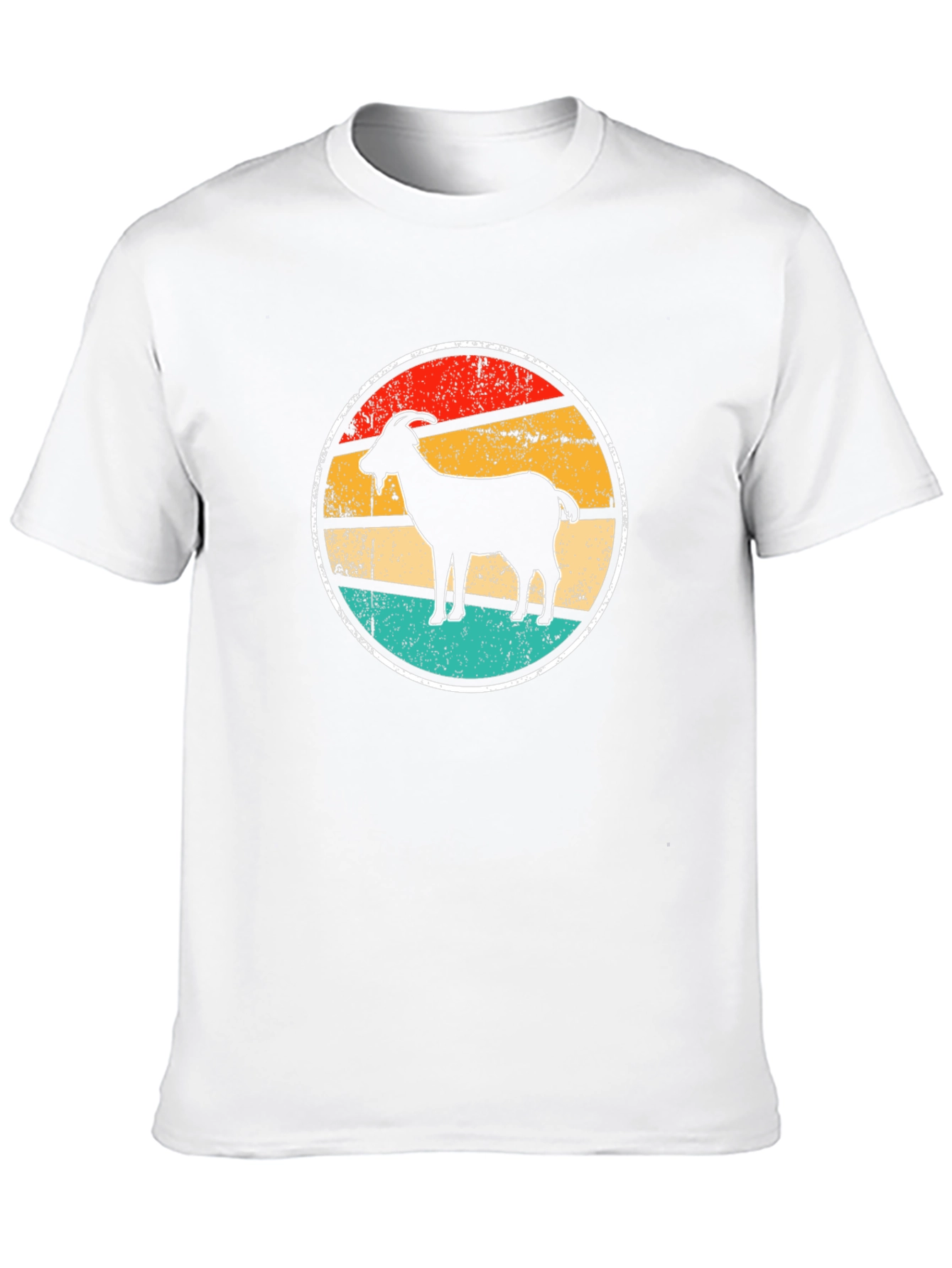 Retro Goat T-Shirt - Cool Animal Graphic Tee