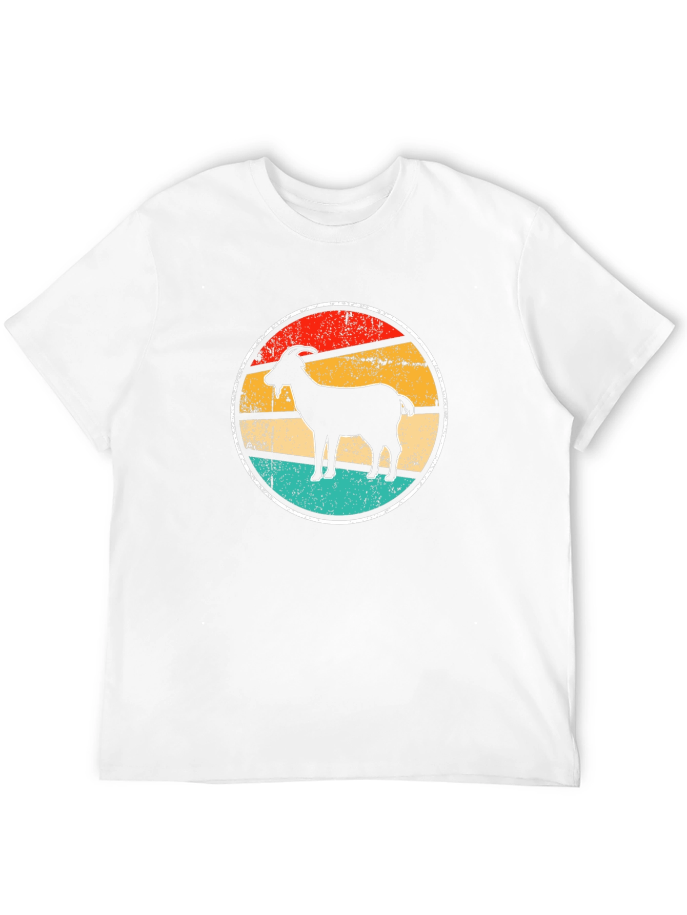 Retro Goat T-Shirt - Cool Animal Graphic Tee