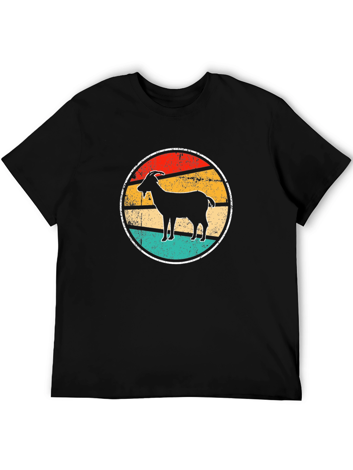 Retro Goat T-Shirt - Cool Animal Graphic Tee