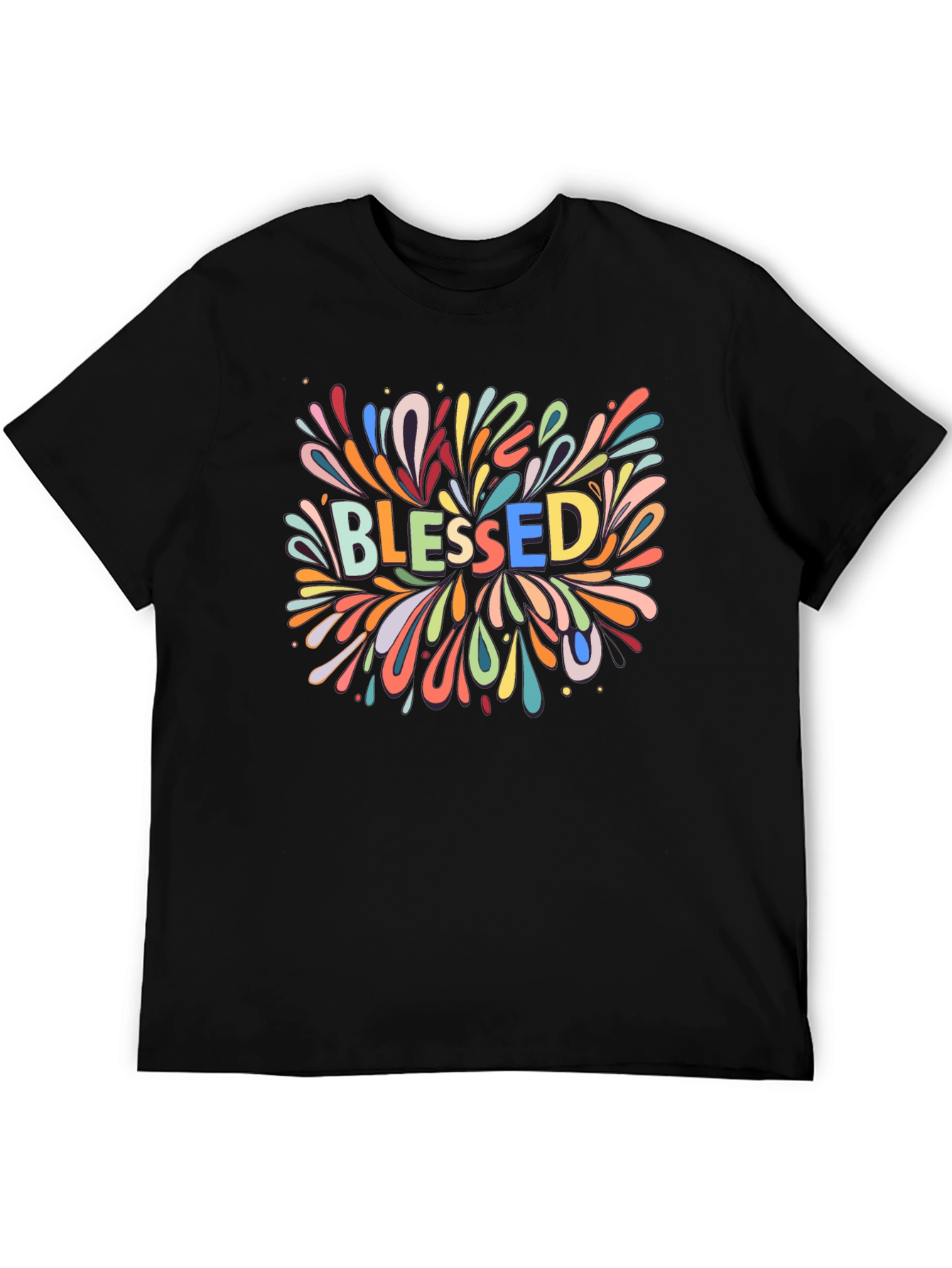 Blessed Colorful Graphic Tee