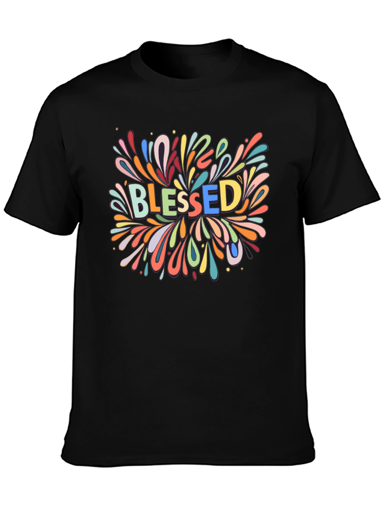 Blessed Colorful Graphic Tee