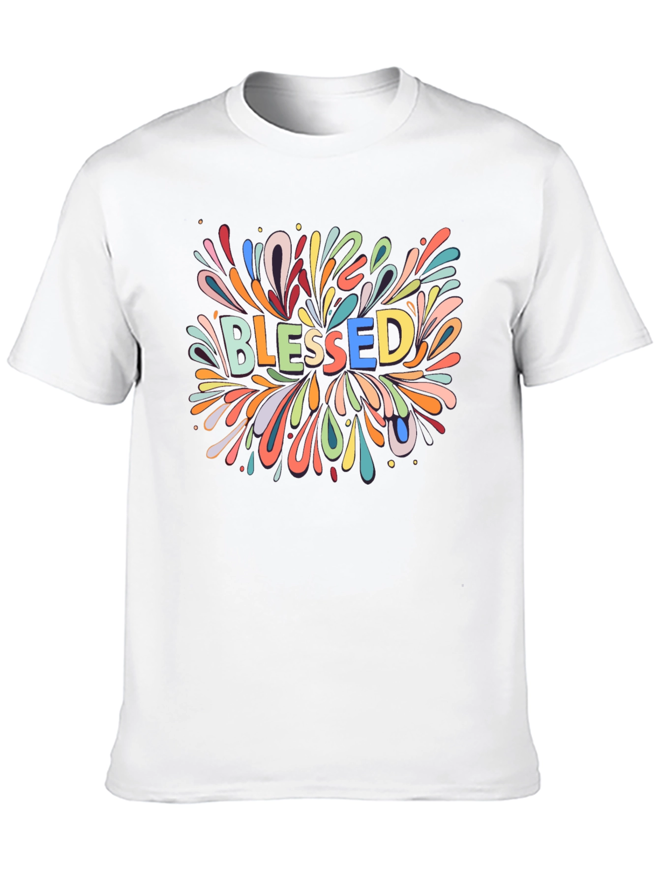 Blessed Colorful Graphic Tee