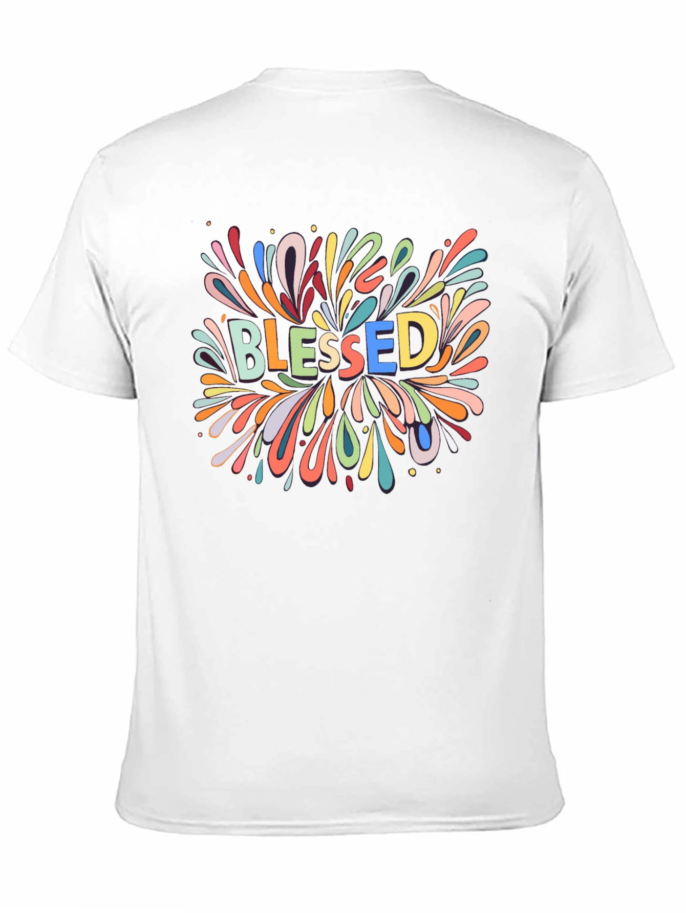 Blessed Colorful Graphic Tee