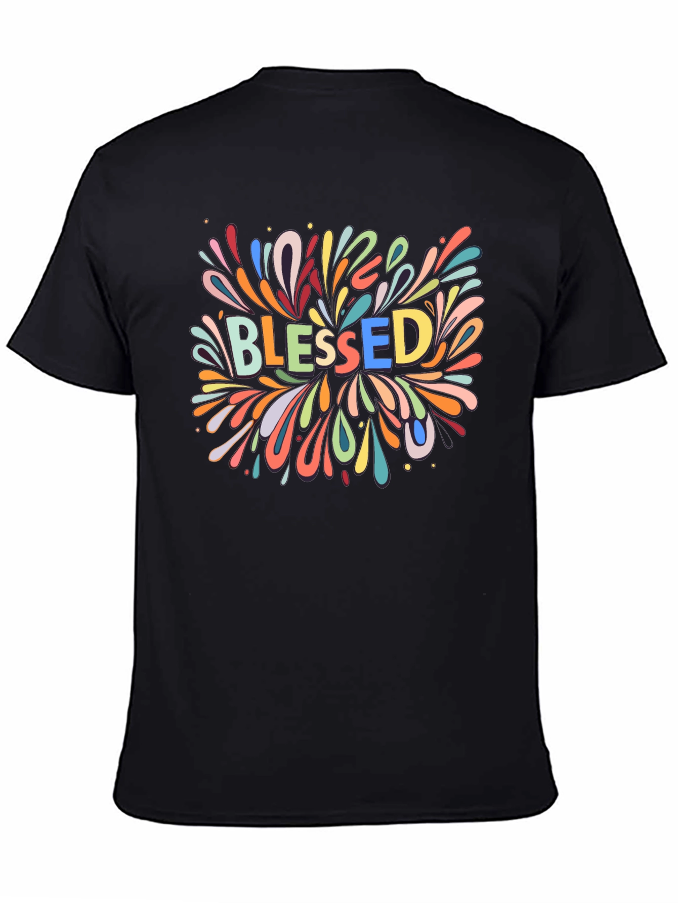 Blessed Colorful Graphic Tee