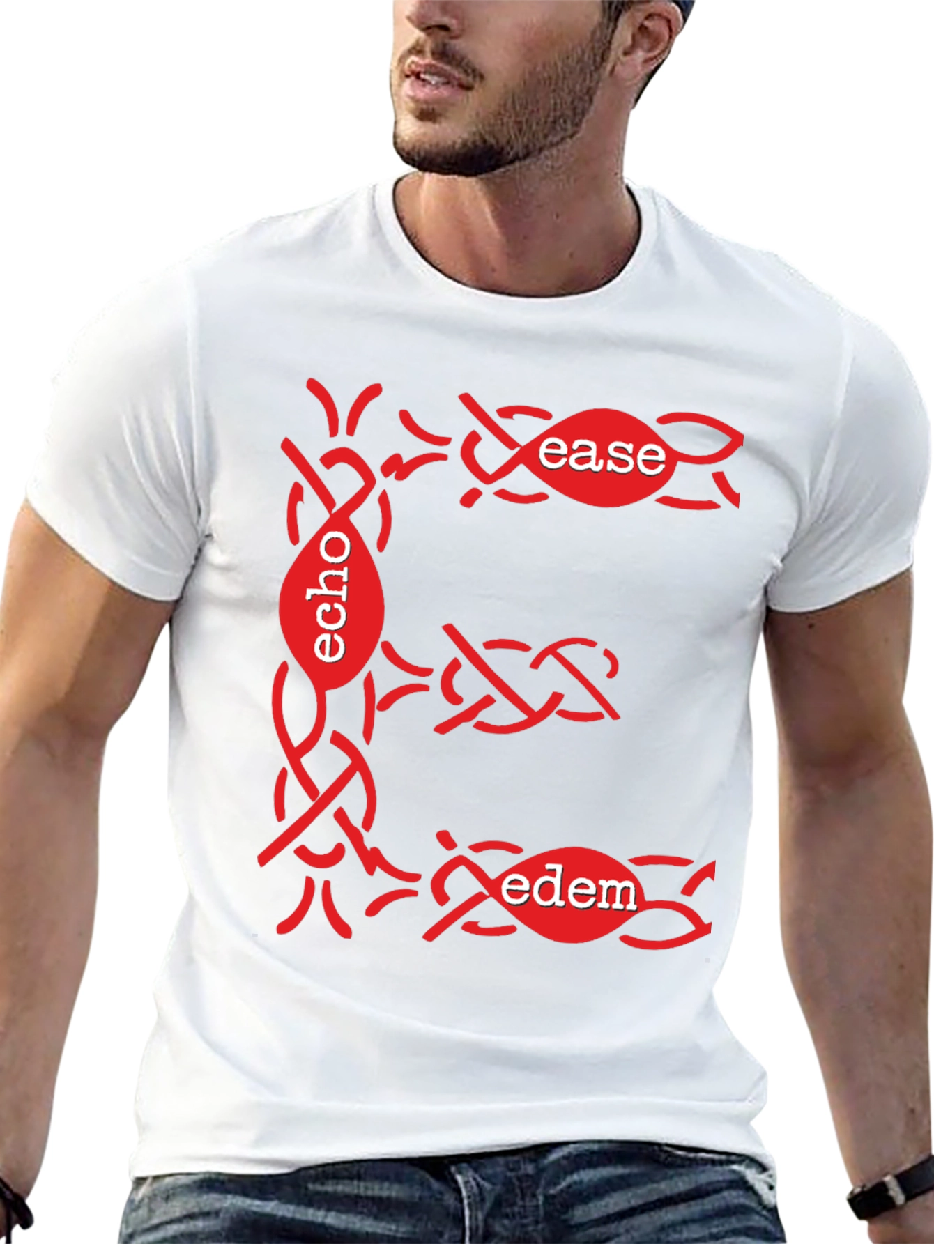 Stylish E-Design T-Shirt: Echo Ease Edem