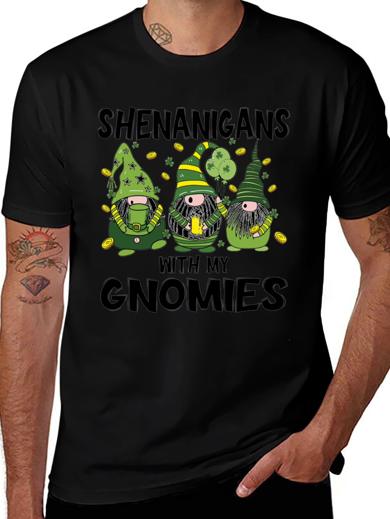 St. Patricks Day Shenanigans with My Gnomies T-Shirt