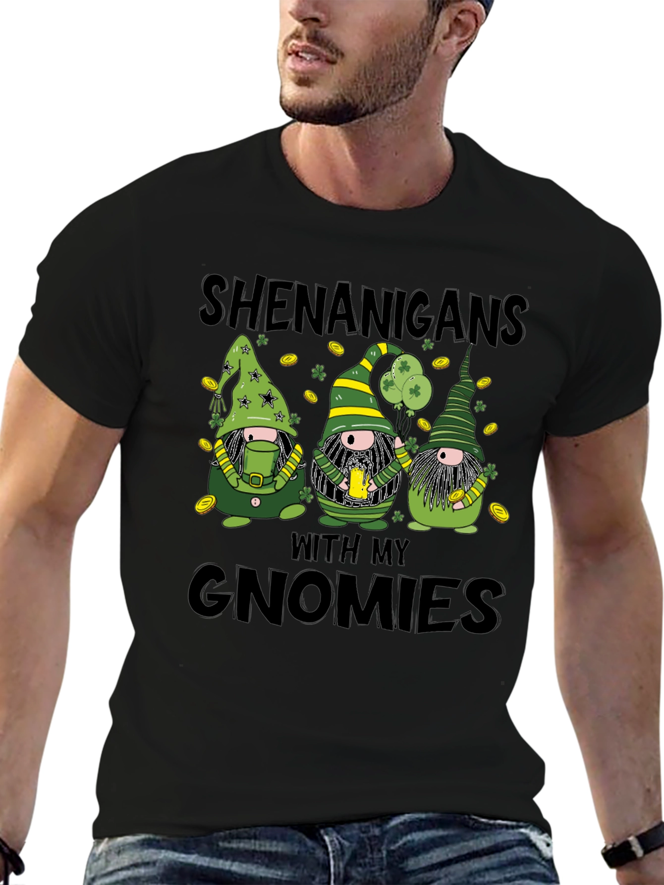 St. Patricks Day Shenanigans with My Gnomies T-Shirt