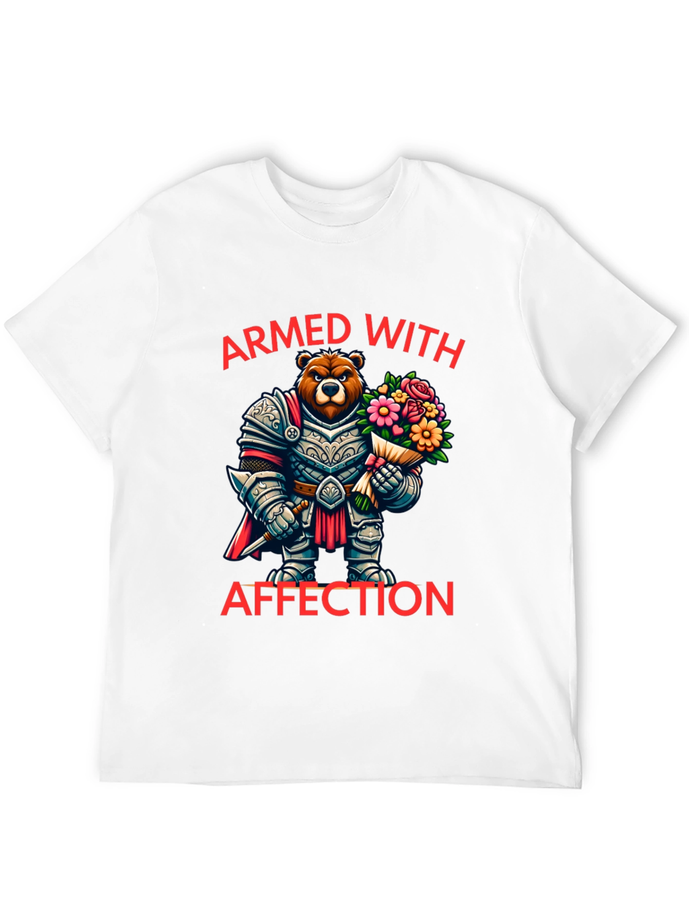 Armed With Affection Bear T-Shirt