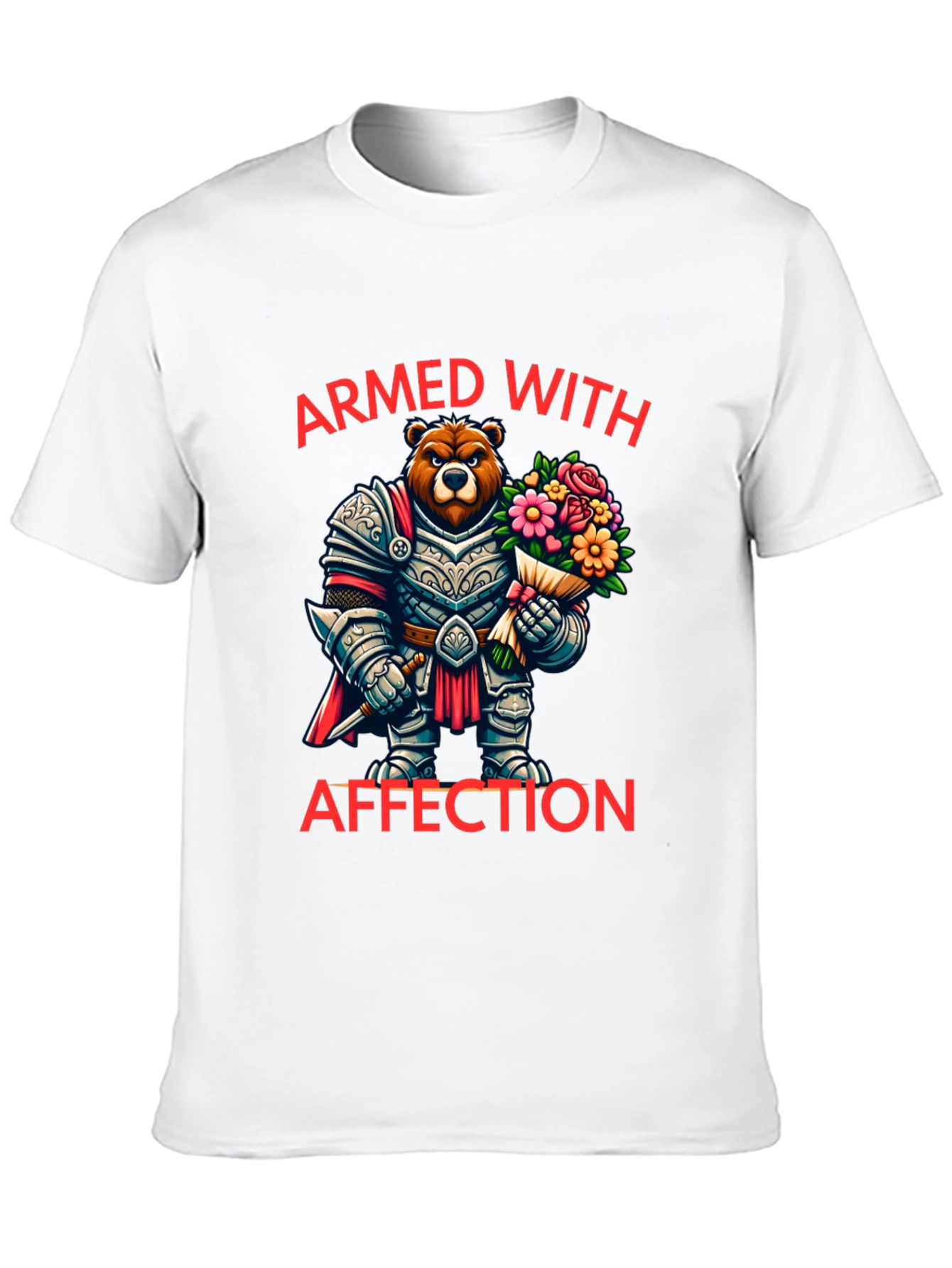 Armed With Affection Bear T-Shirt