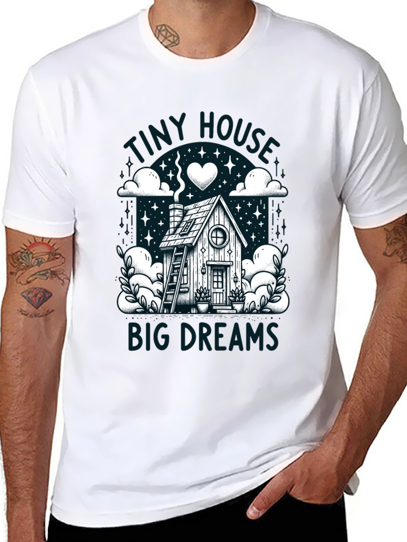 Tiny House Big Dreams Graphic Tee