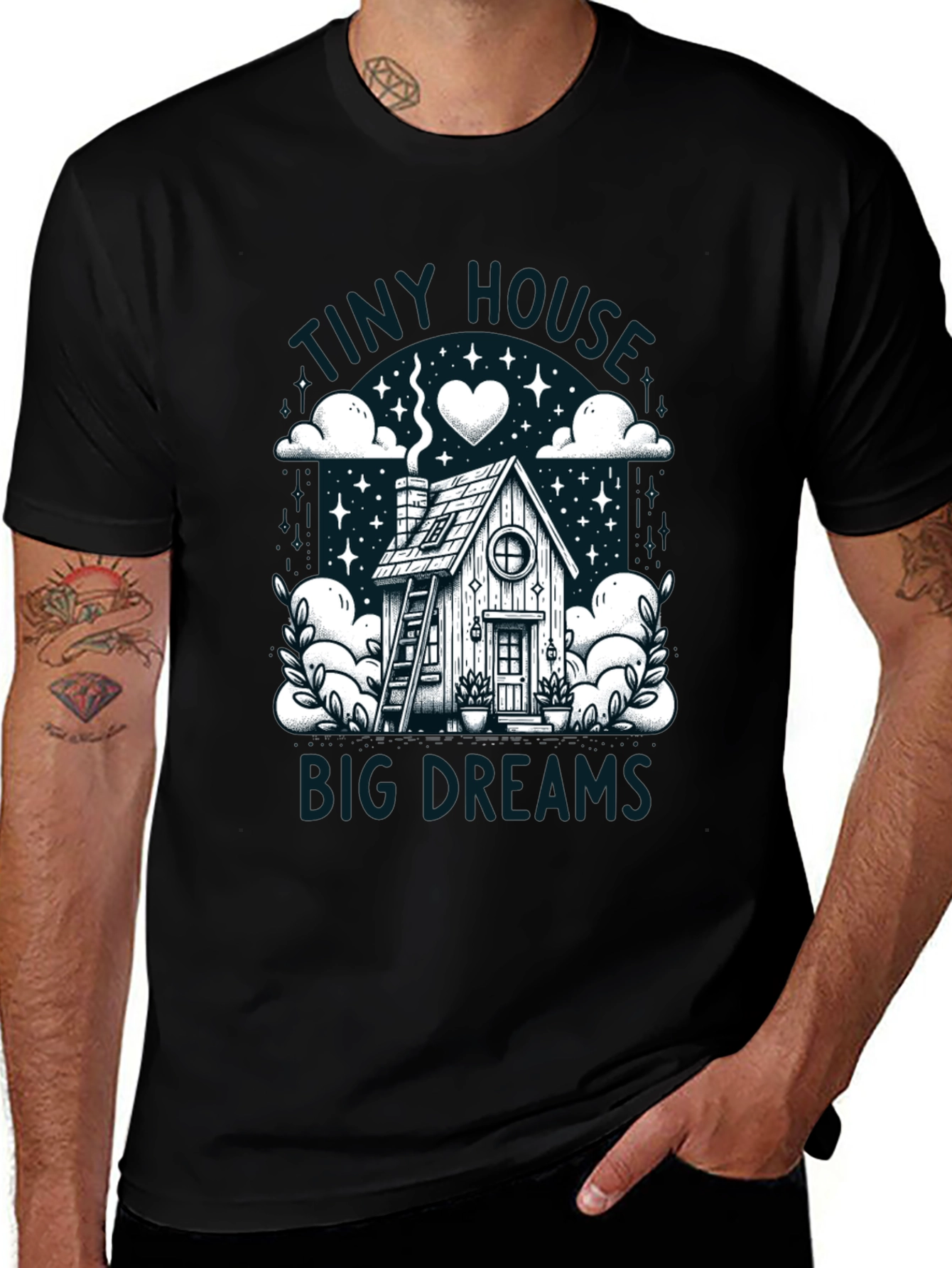 Tiny House Big Dreams Graphic Tee
