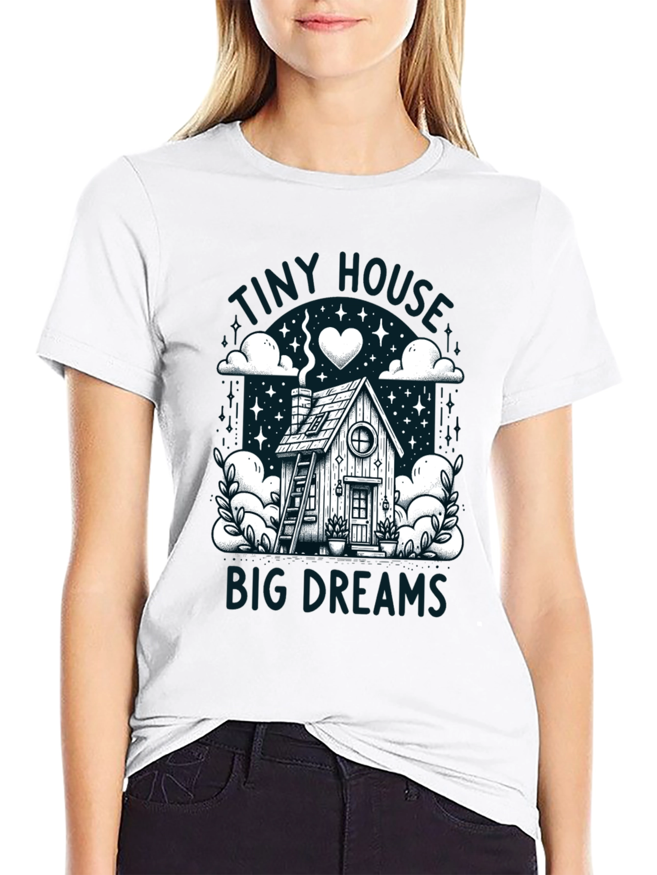Tiny House Big Dreams Graphic Tee