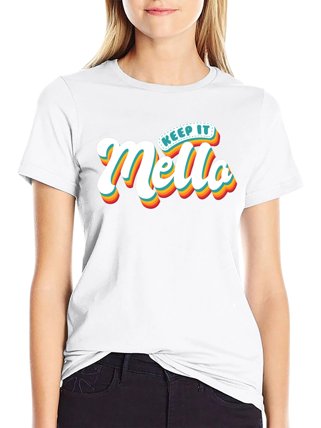 Keep It Mello T-Shirt Trendy Graphic Tee