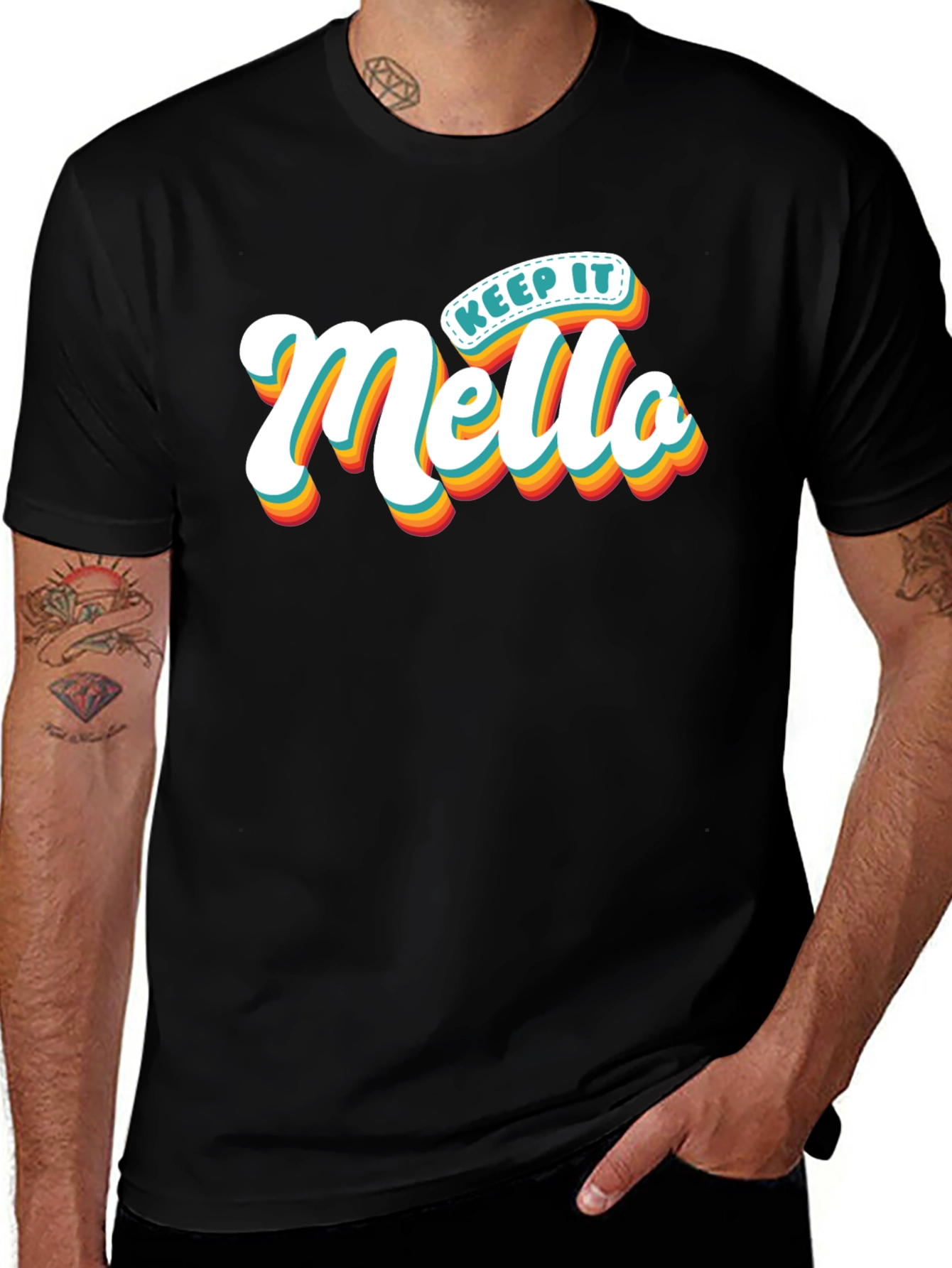 Keep It Mello T-Shirt Trendy Graphic Tee