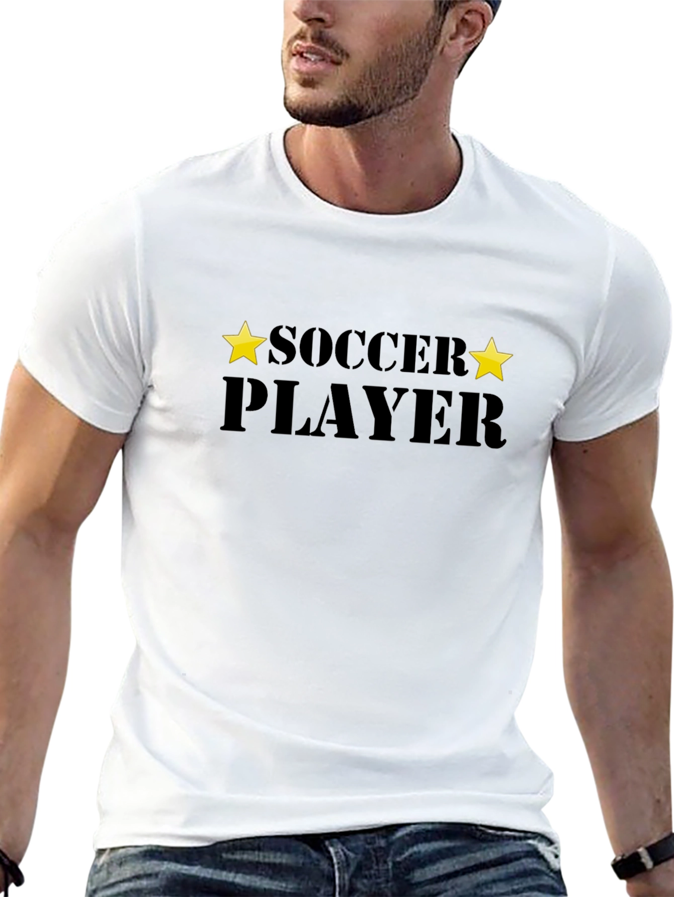 Soccer Player Graphic T-Shirt