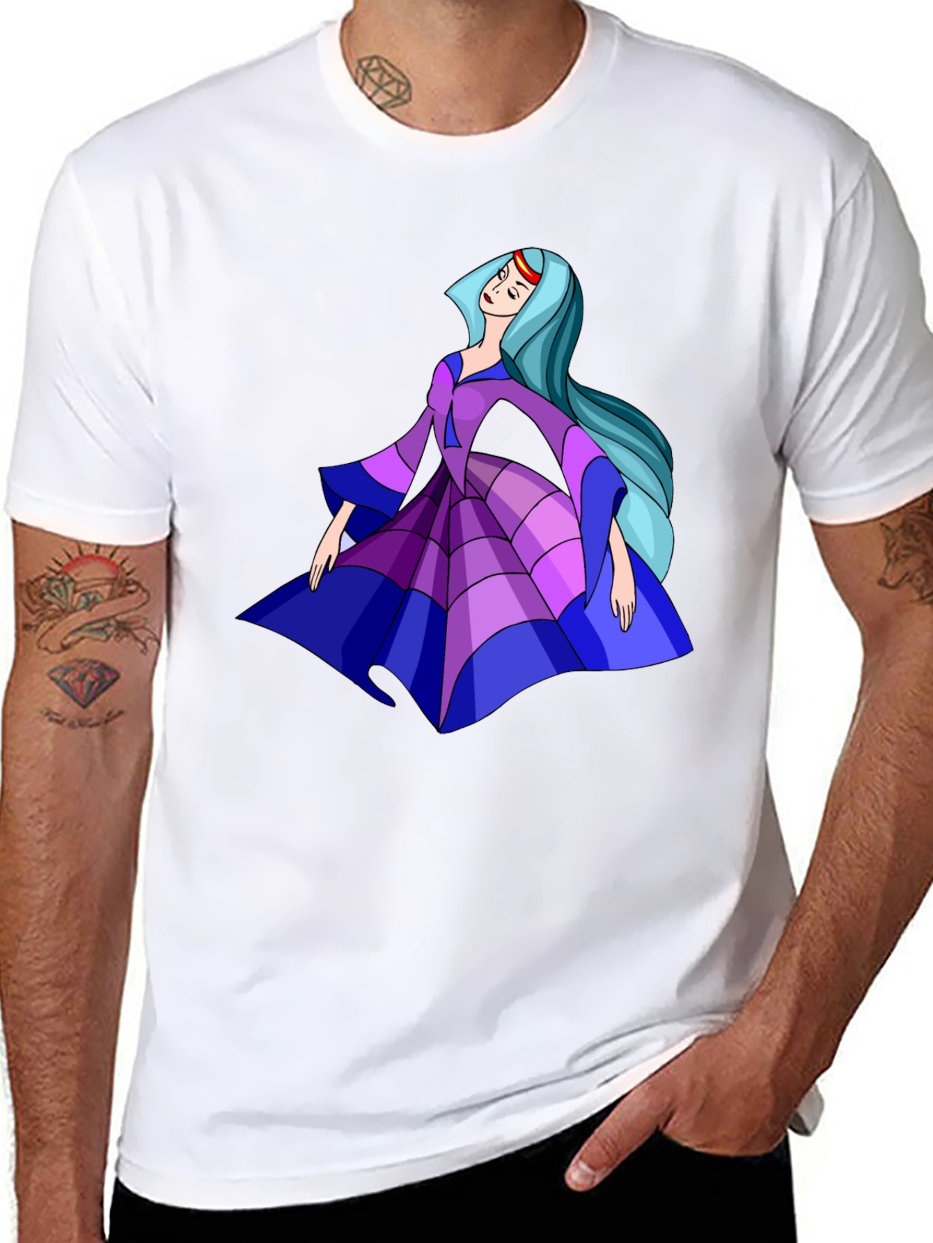 Mystical Princess Black T-Shirt
