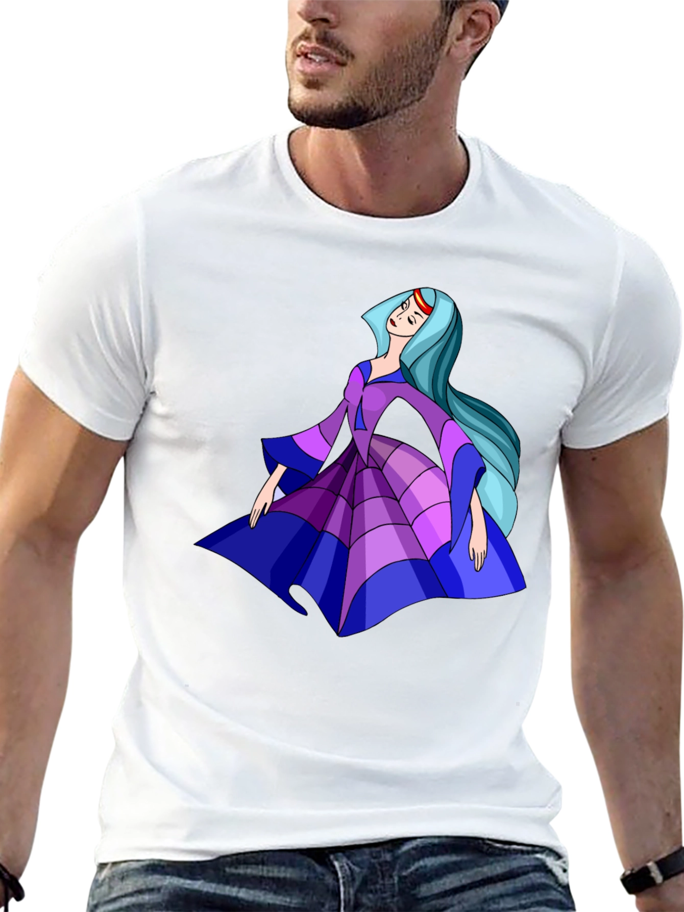 Mystical Princess Black T-Shirt