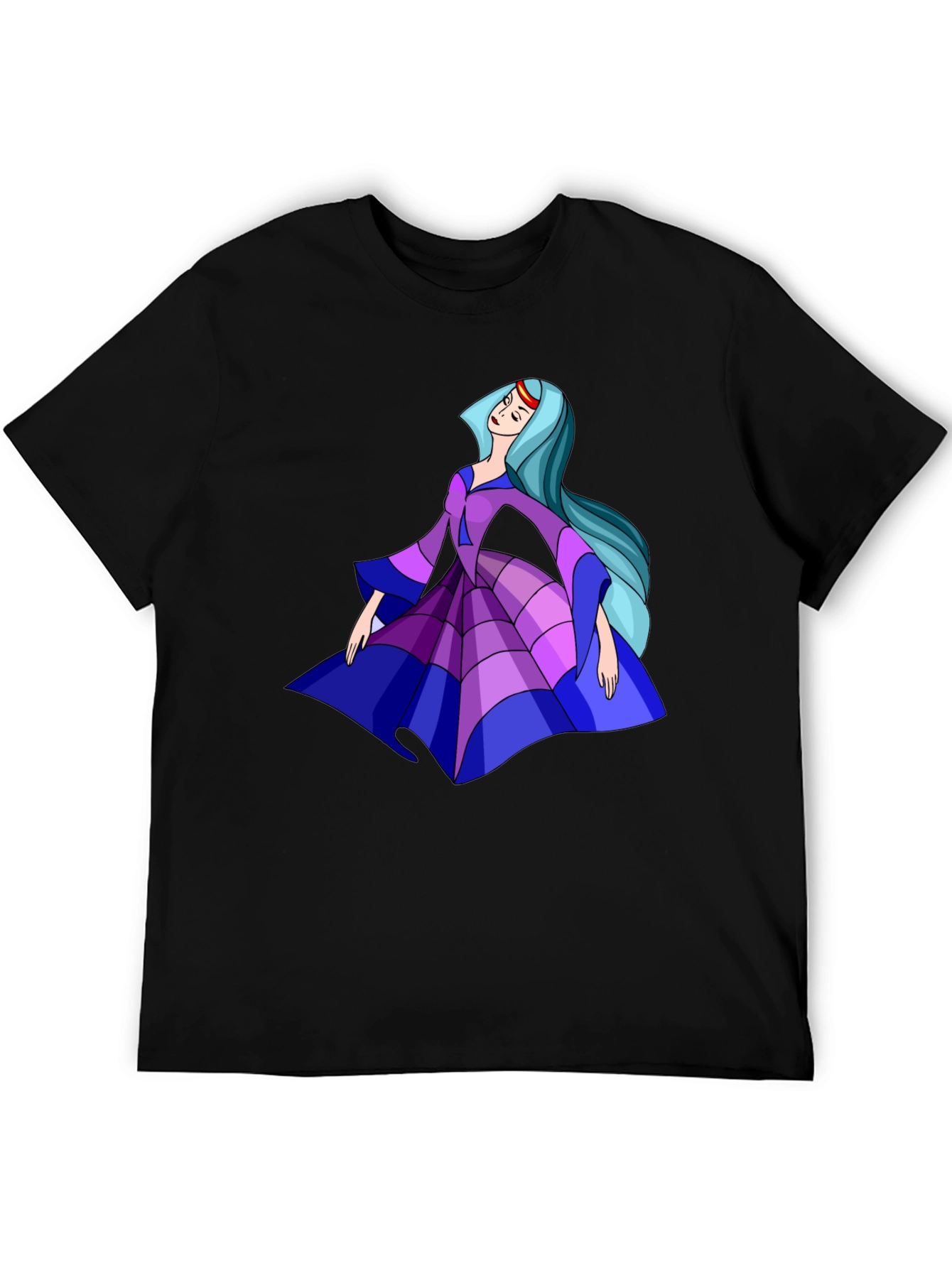 Mystical Princess Black T-Shirt