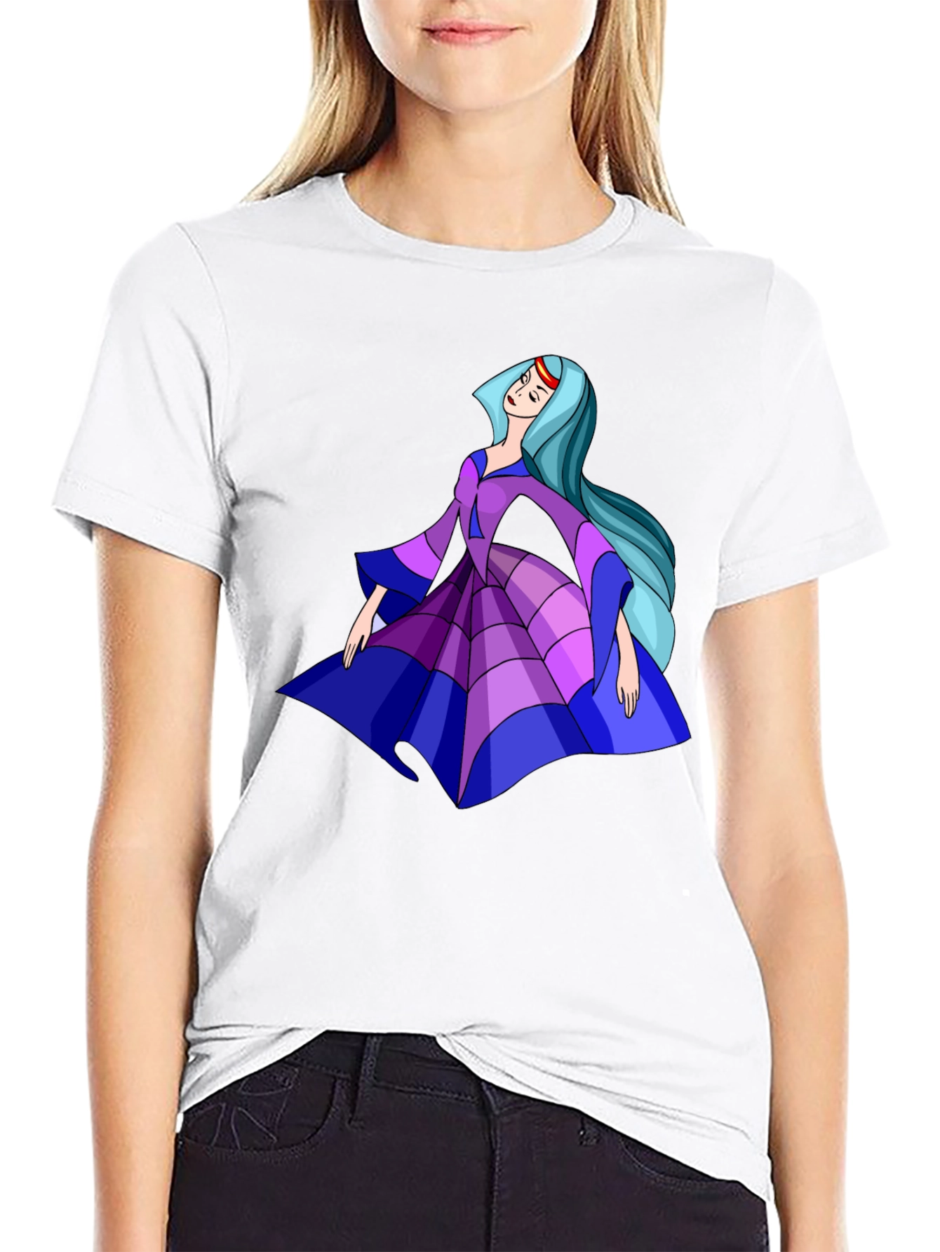 Mystical Princess Black T-Shirt