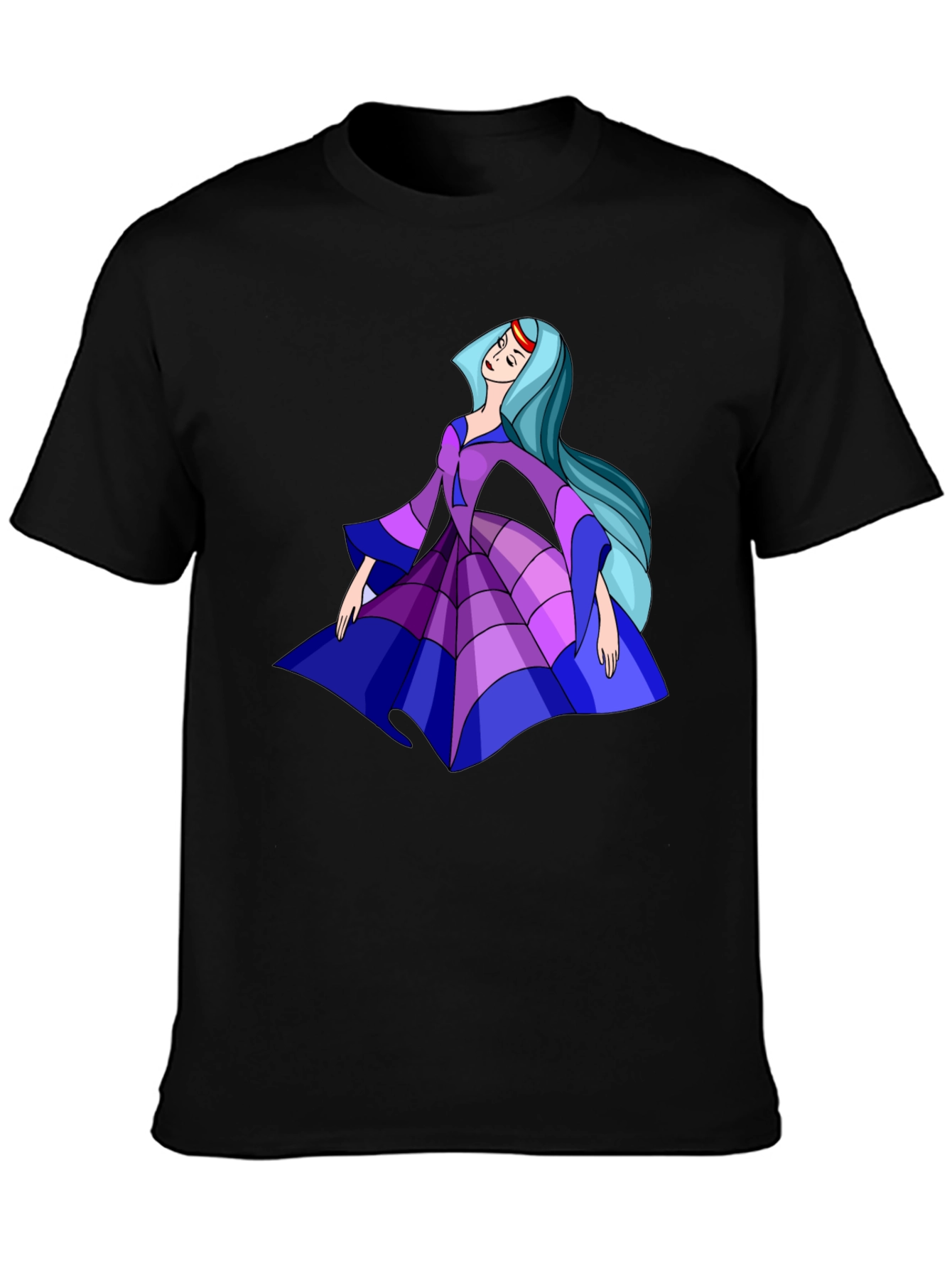 Mystical Princess Black T-Shirt