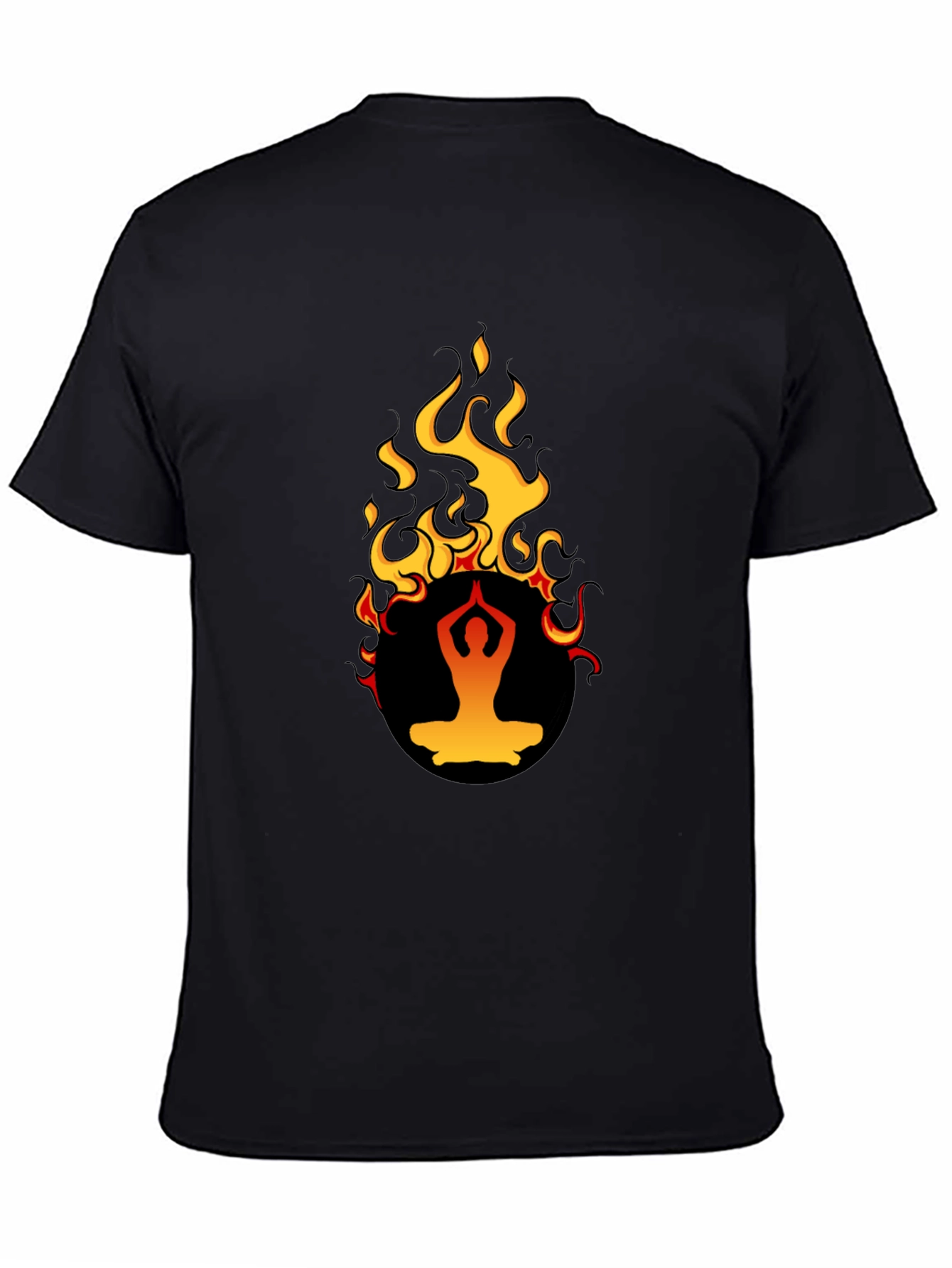 Yoga Flame T-Shirt - Spiritual Design