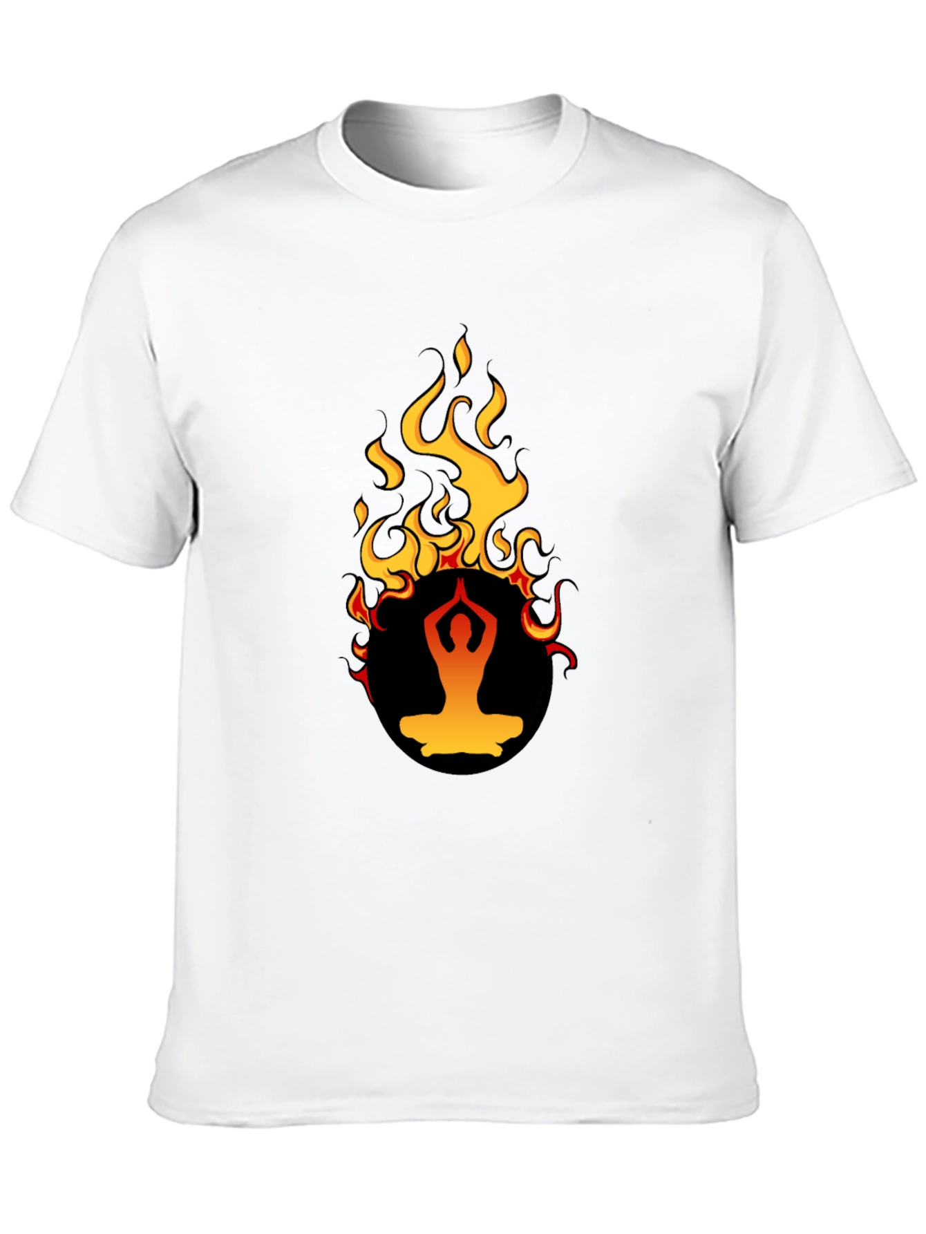 Yoga Flame T-Shirt - Spiritual Design